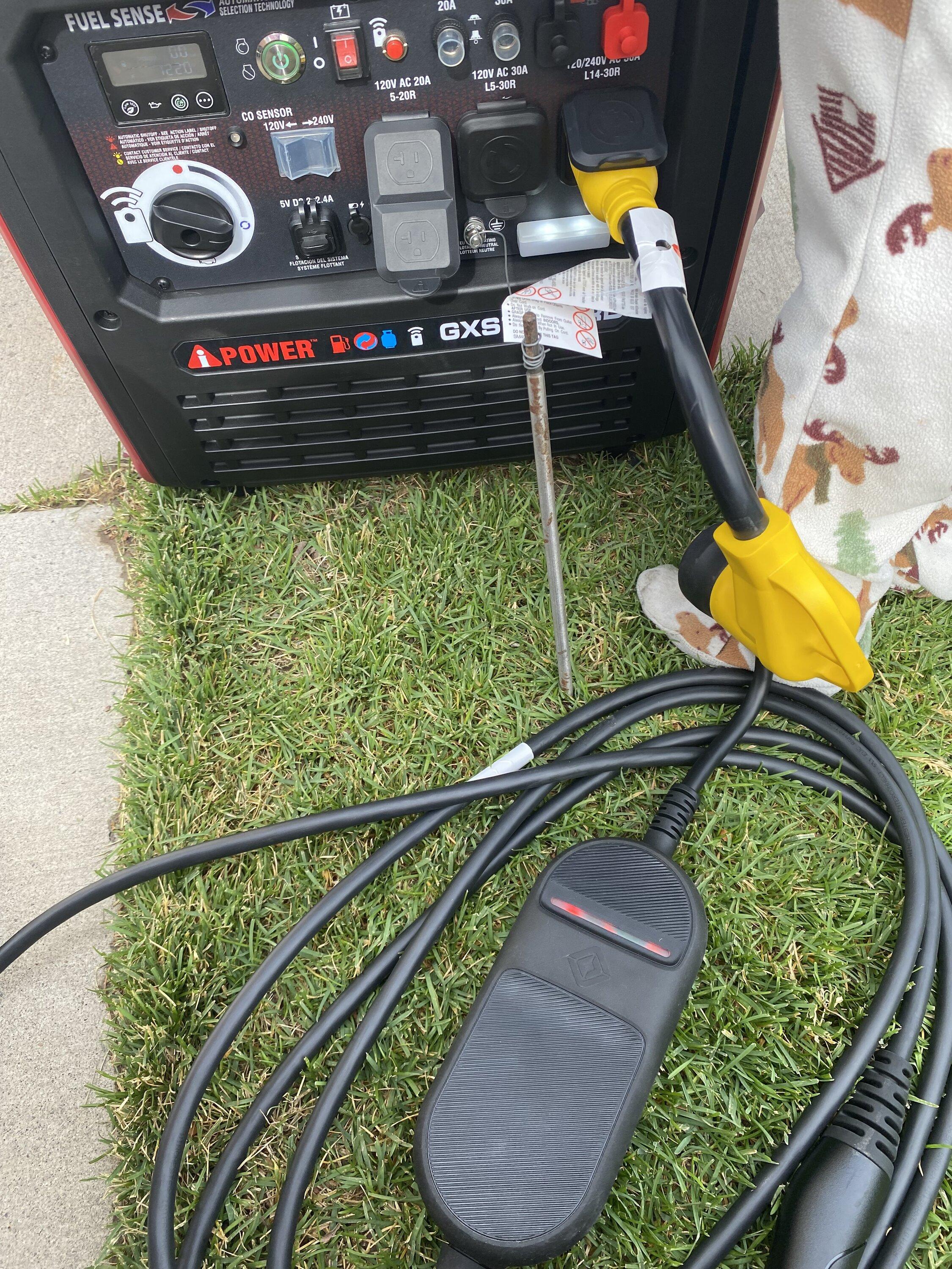 Rivian R1T R1S HELP Charging with generator IMG_9333