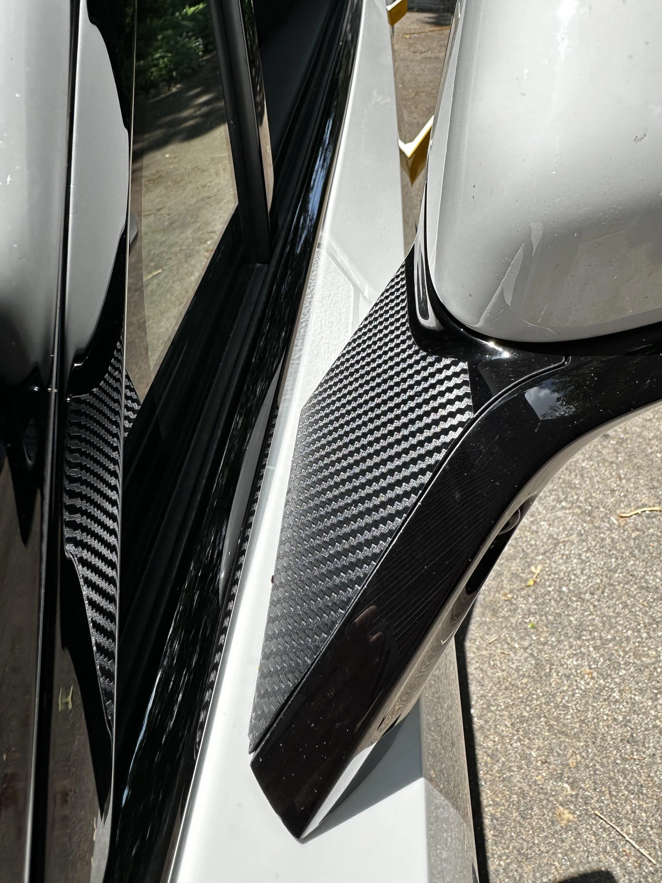 Rivian R1T R1S Driver's Mirror mount reflections IMG_0119