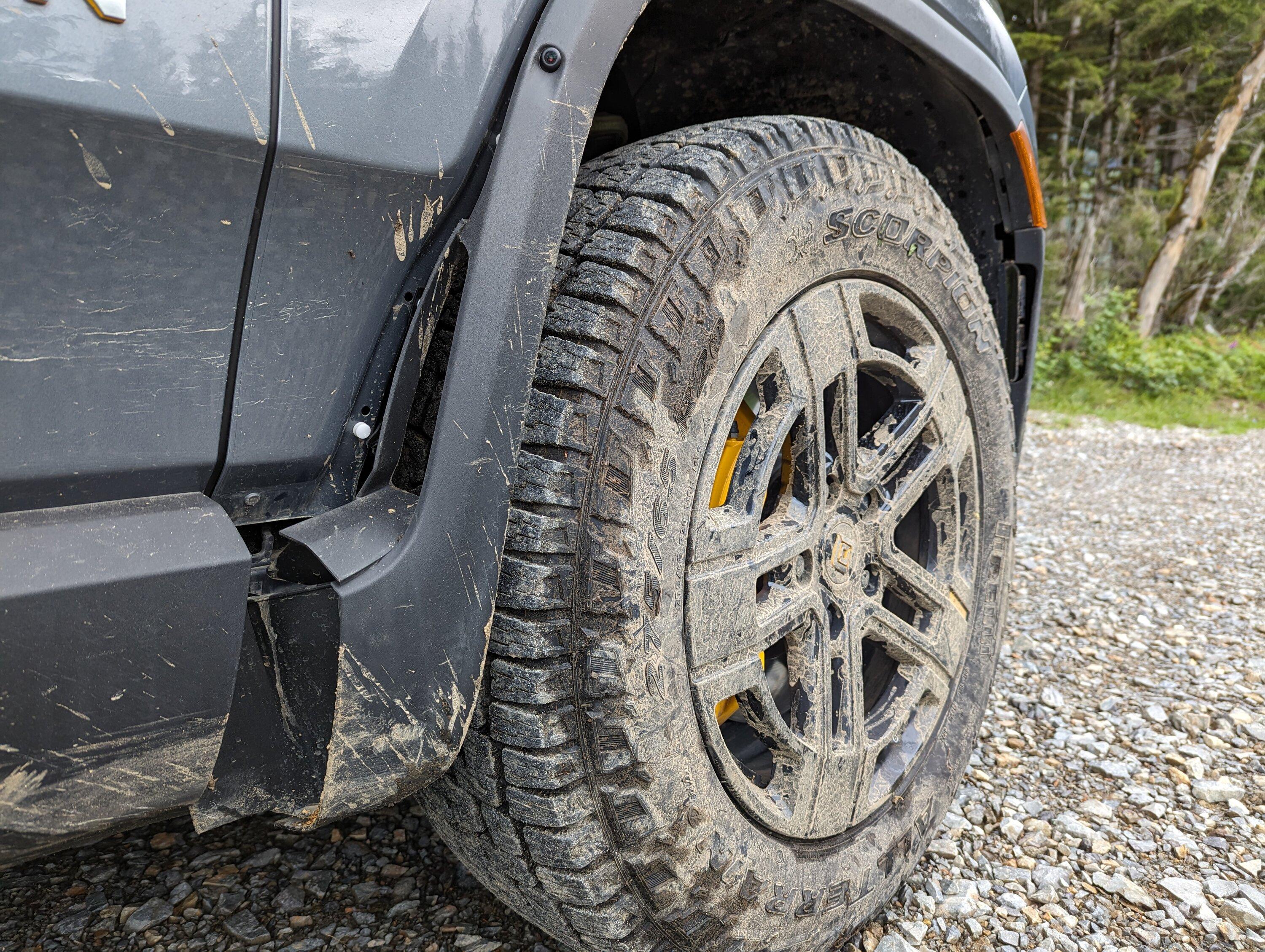 Rivian R1T R1S Lack of Crawl Control Off-roading Leads to Battle Scars PXL_20230619_194527371