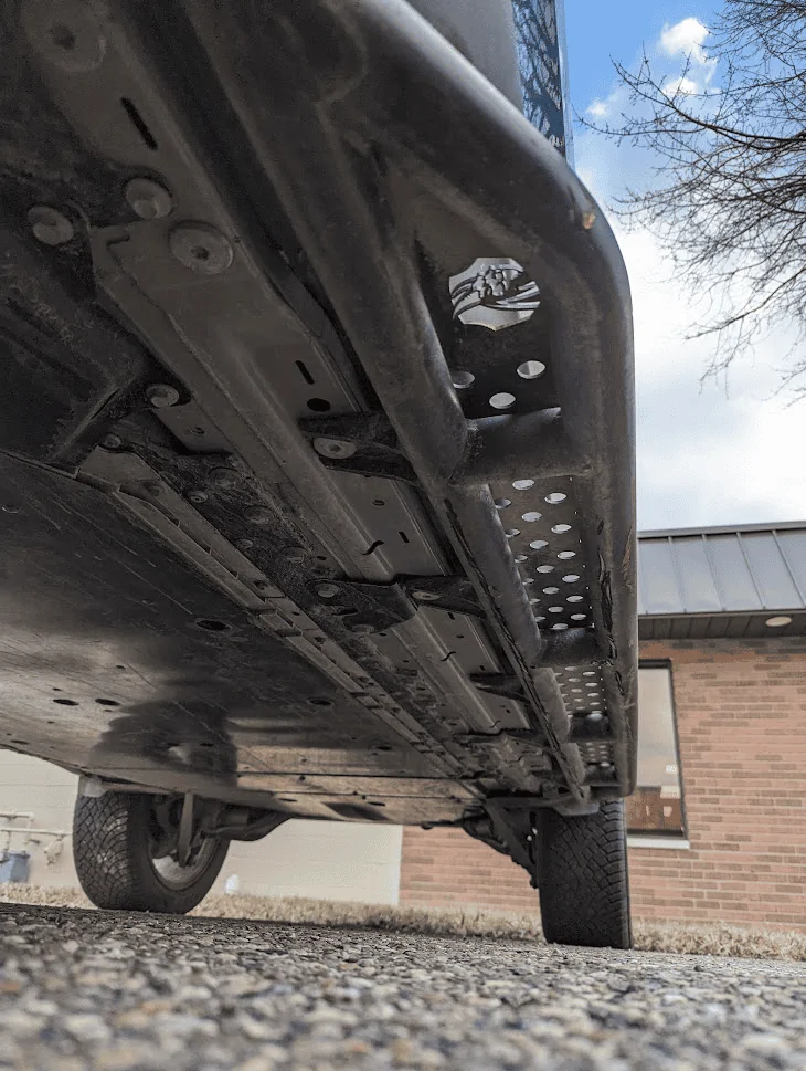 Rivian R1T R1S Lack of Crawl Control Off-roading Leads to Battle Scars 1687262062135