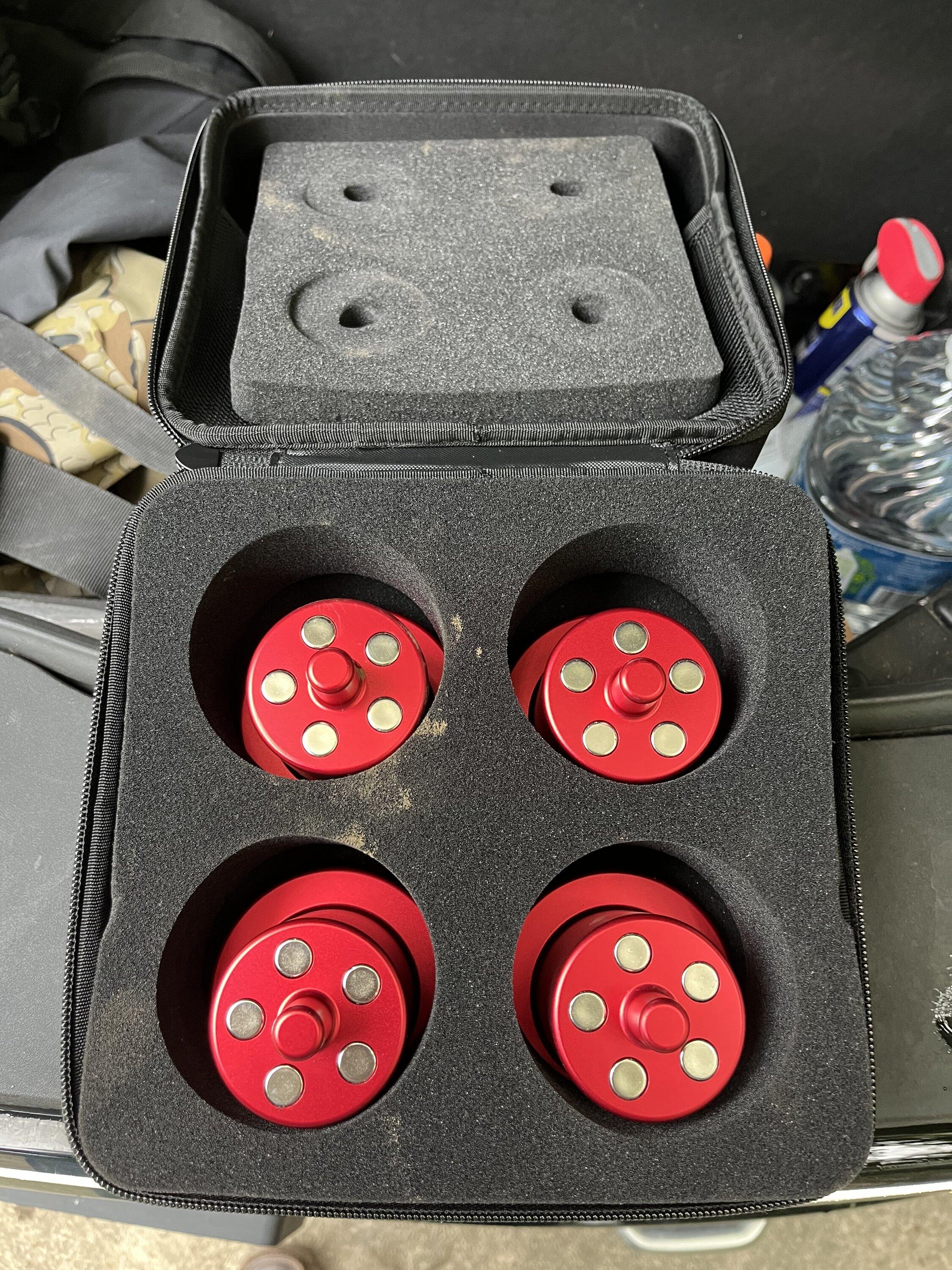 Rivian R1T R1S Rivian "pucks" for lift points on R1T IMG_0025