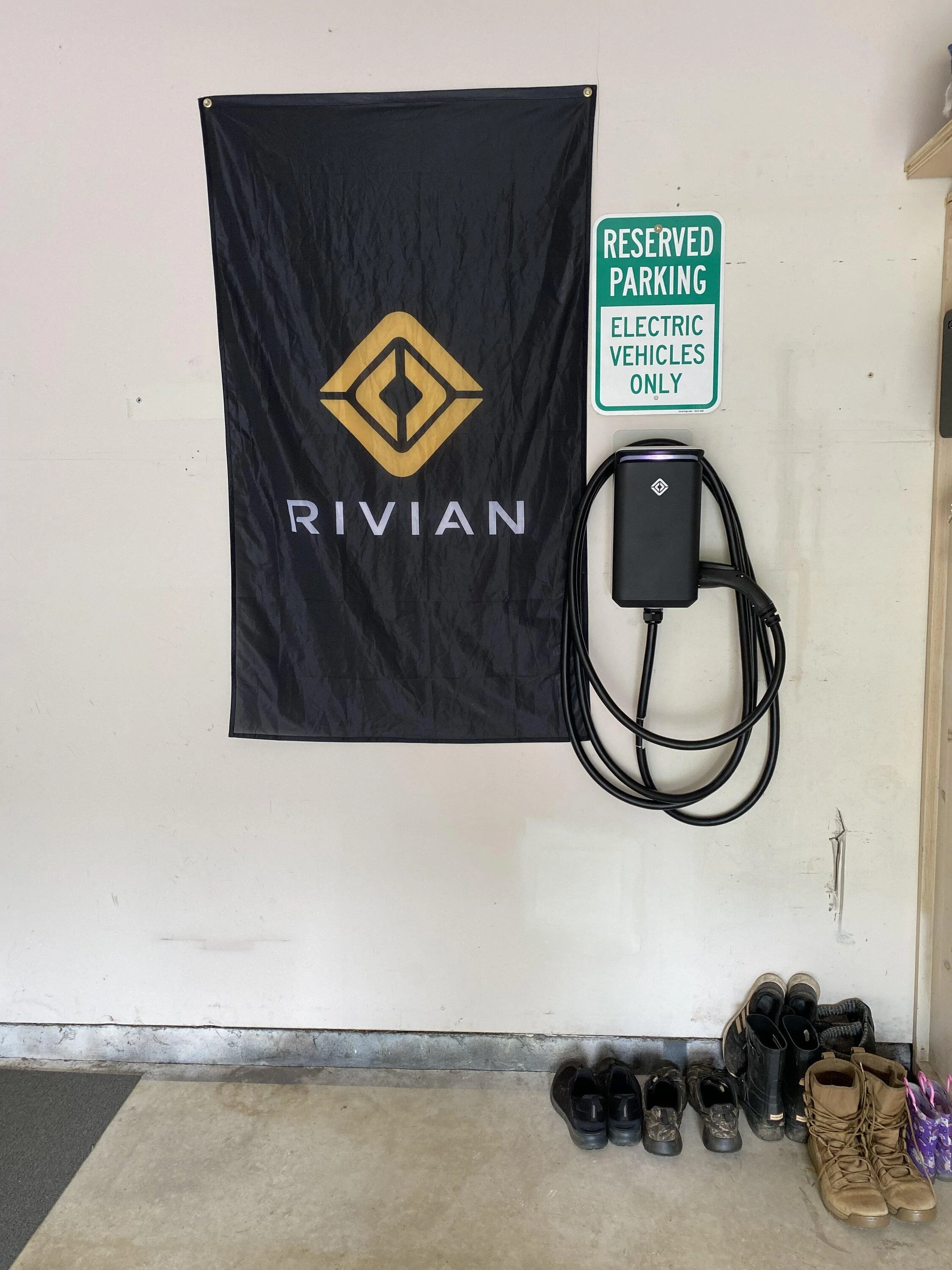 Rivian R1T R1S Show off your Level 2 Home Charger installs here IMG_6341