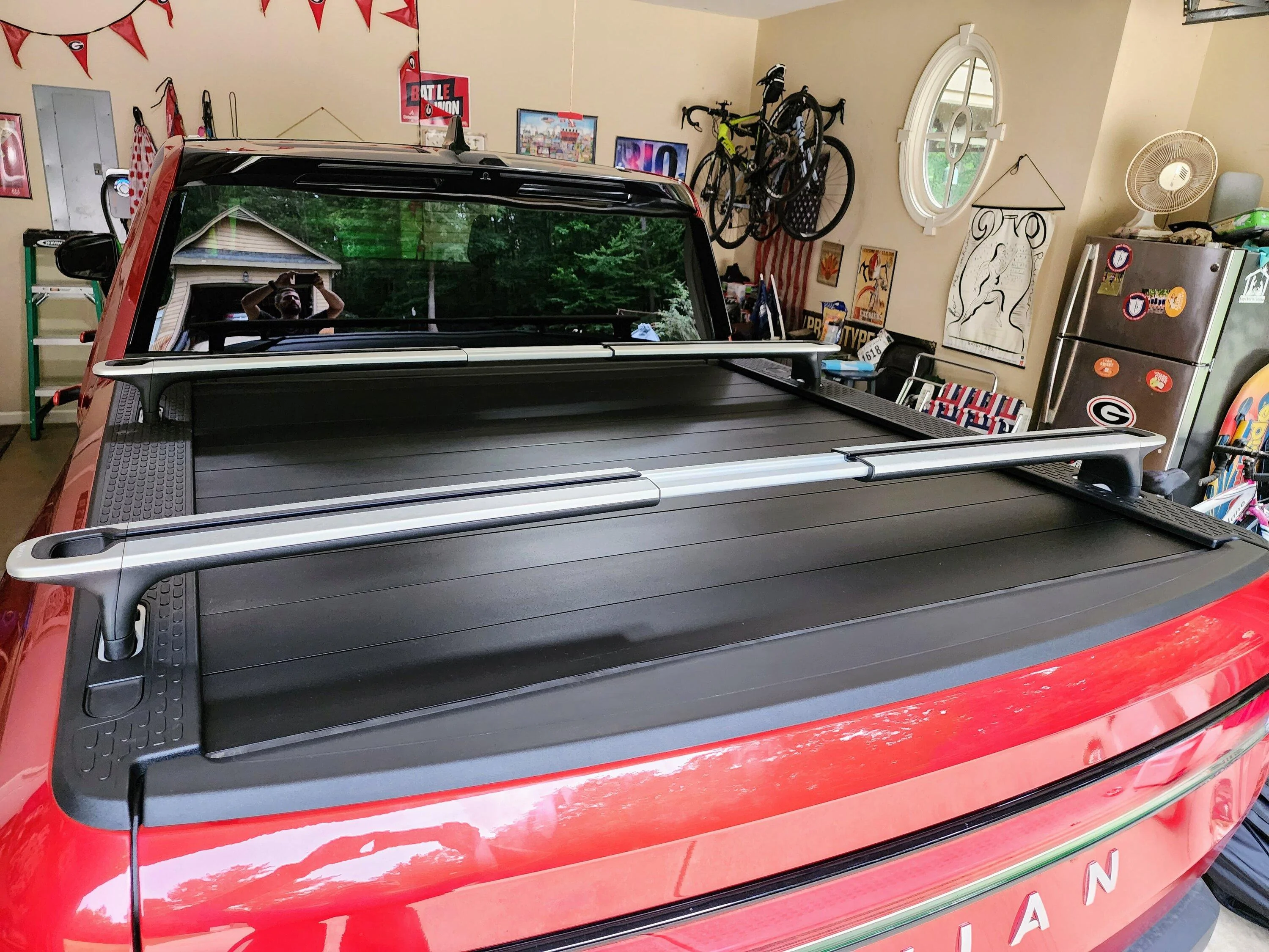 Rivian R1T R1S DIY temporary tonneau / bed cover? 20230620_190829