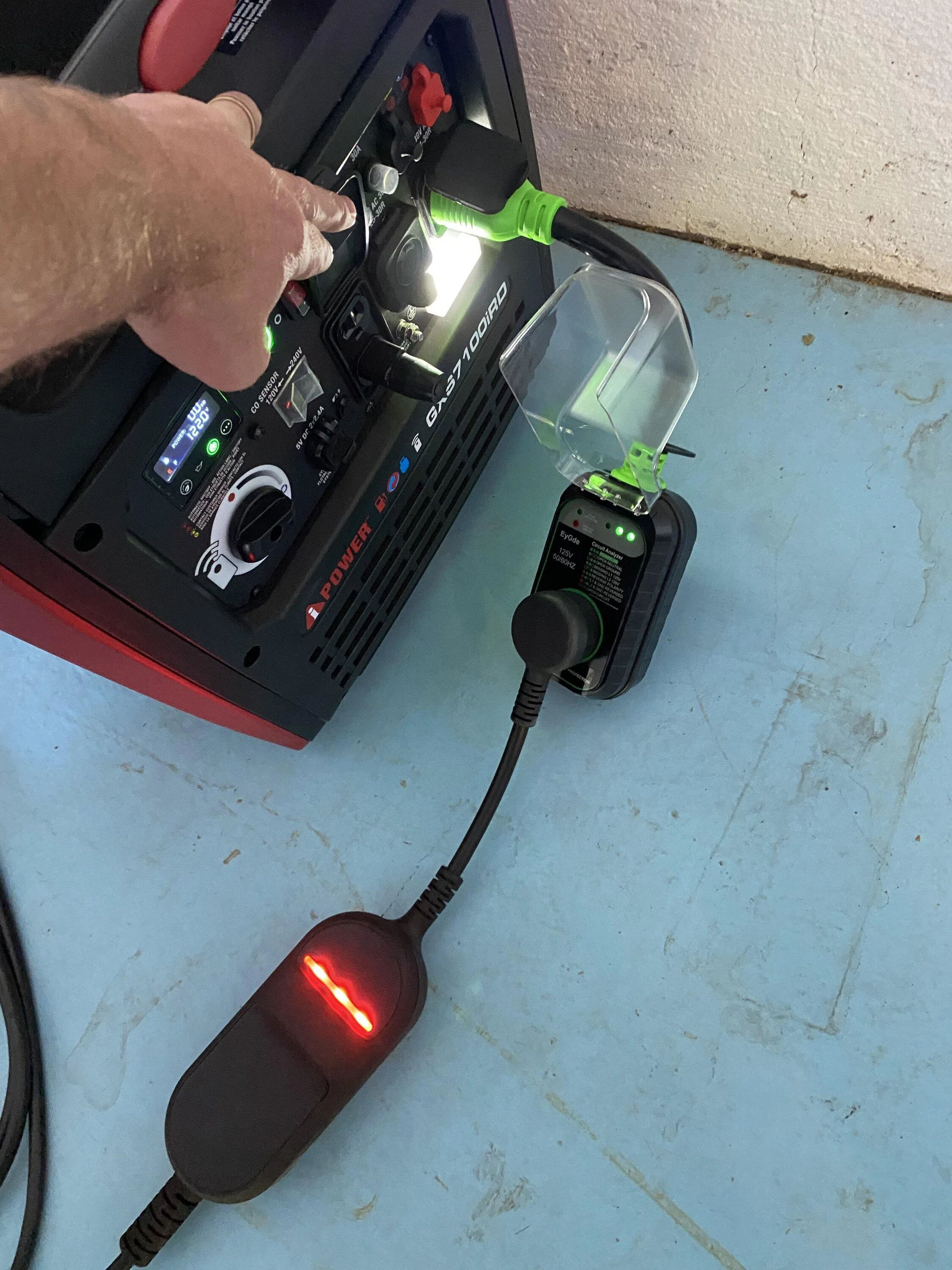 Rivian R1T R1S HELP Charging with generator IMG_9414