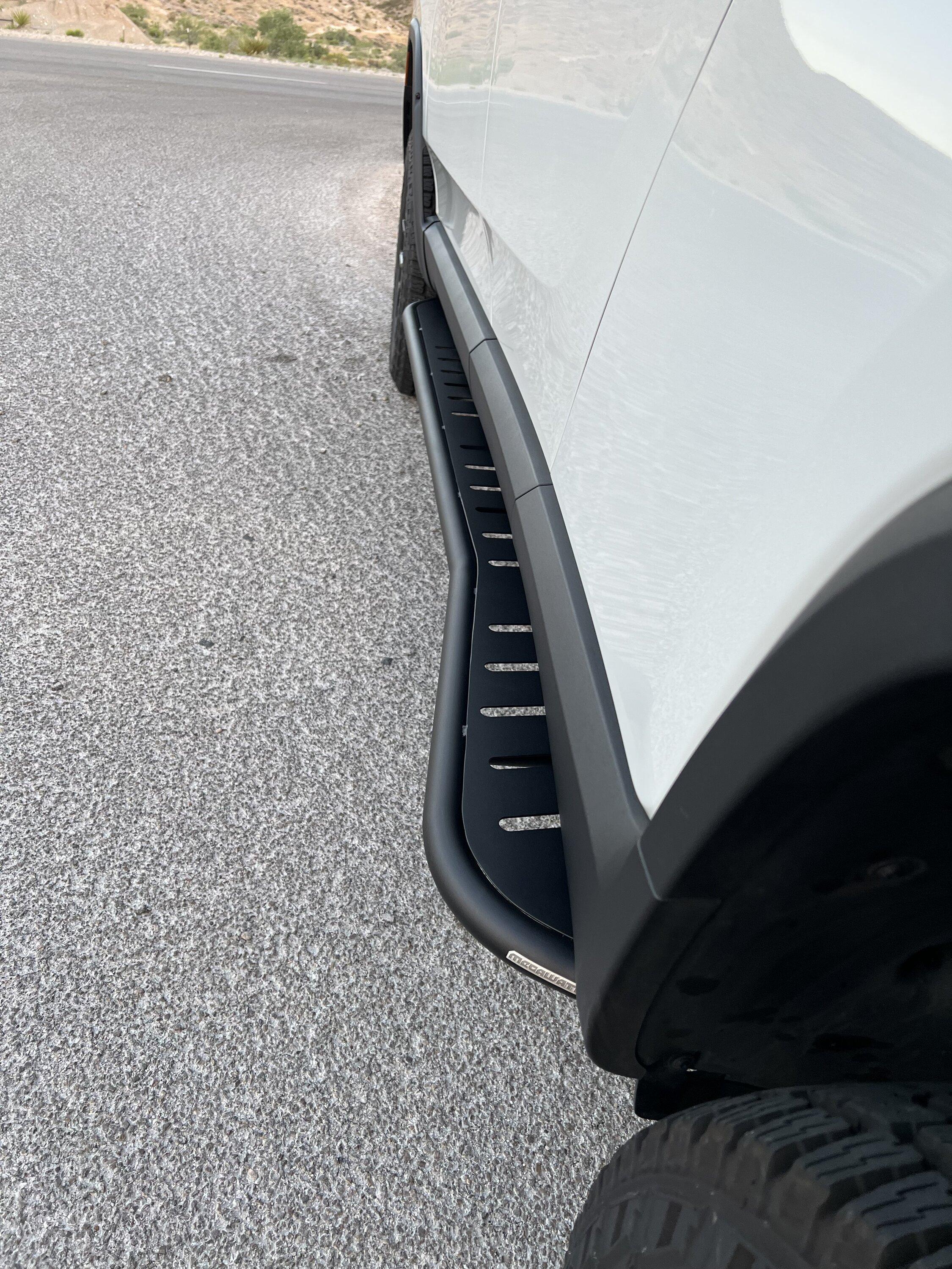 Rivian R1T R1S Megawatt Sliders on R1T IMG_9856
