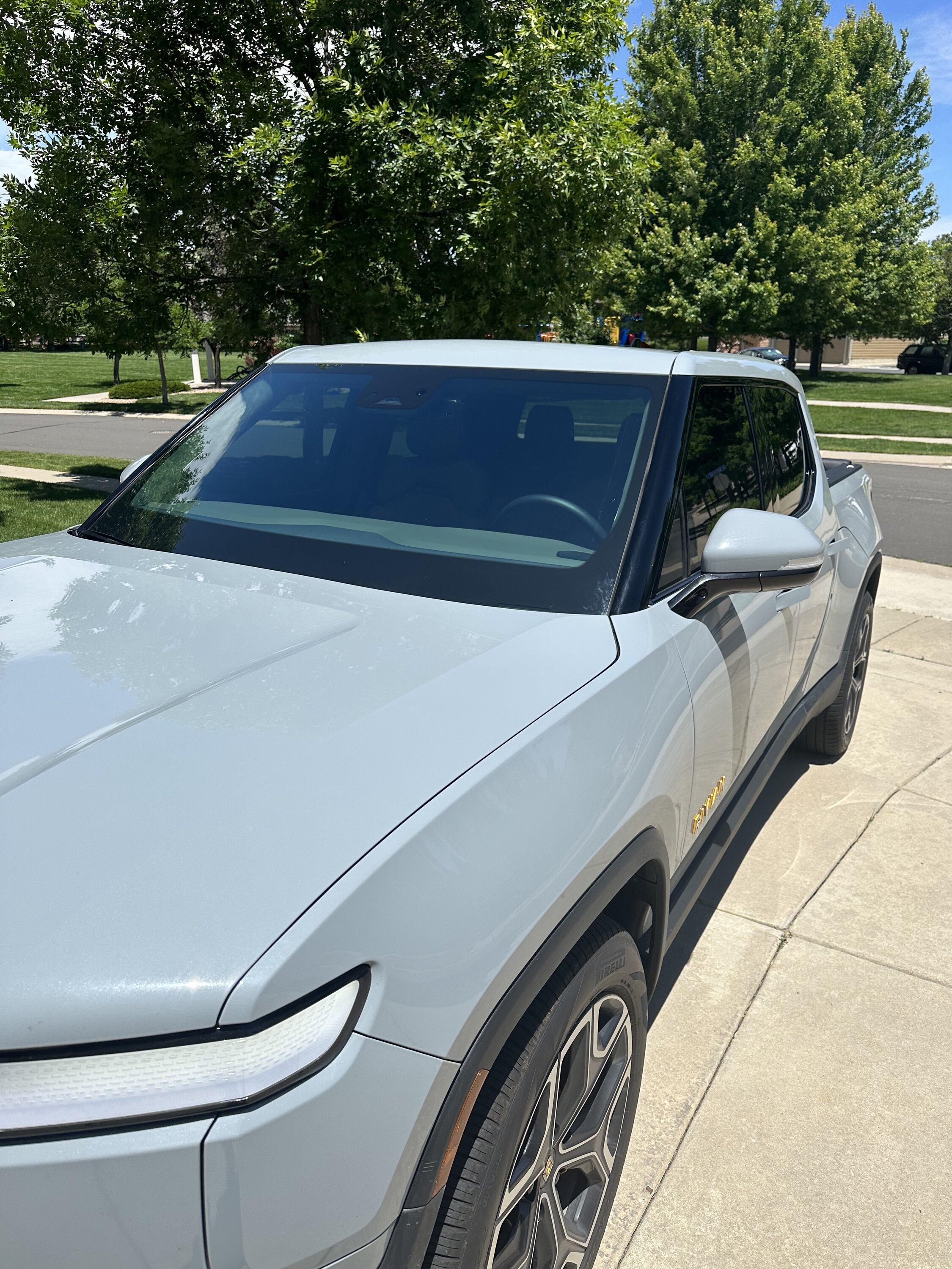 Rivian R1T R1S Window Tinting % Level Preferences IMG_2674