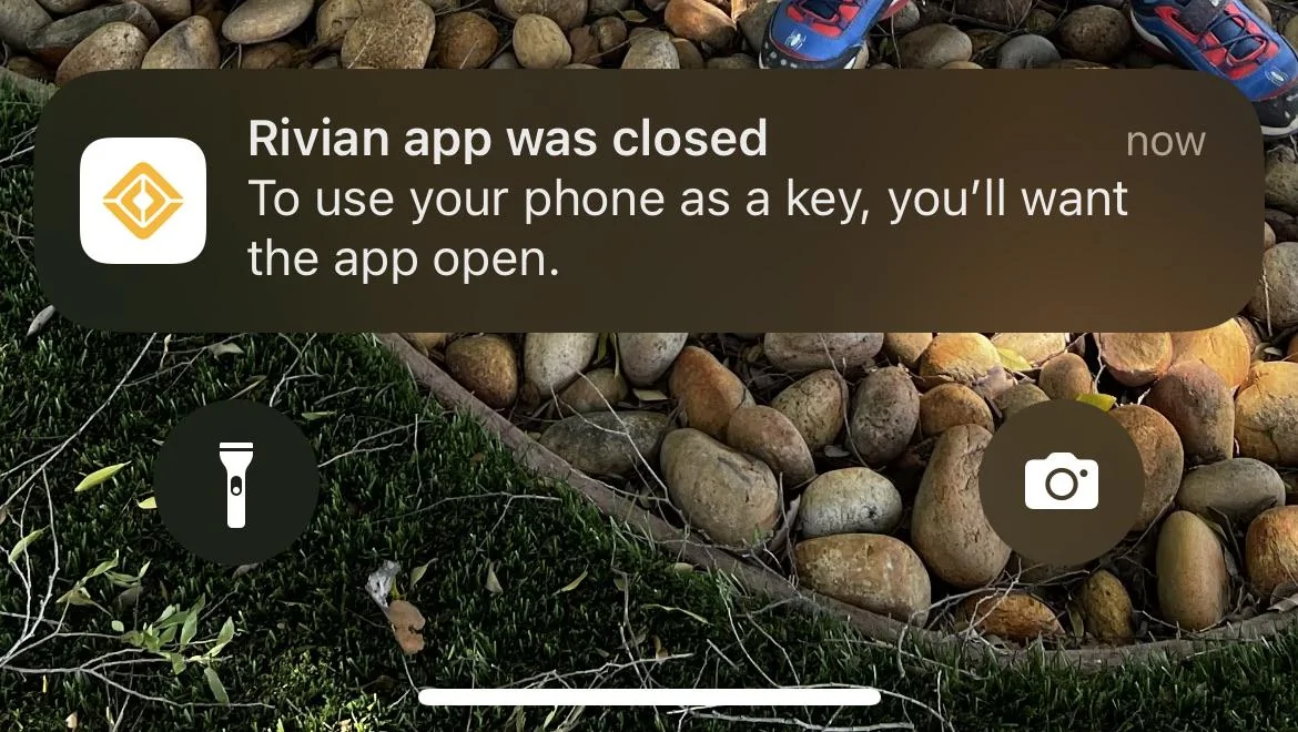 Rivian R1T R1S Drove off without a key this morning IMG_8279