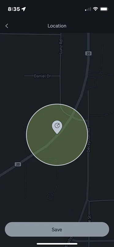 Rivian R1T R1S Charging Schedule Location charging_circl