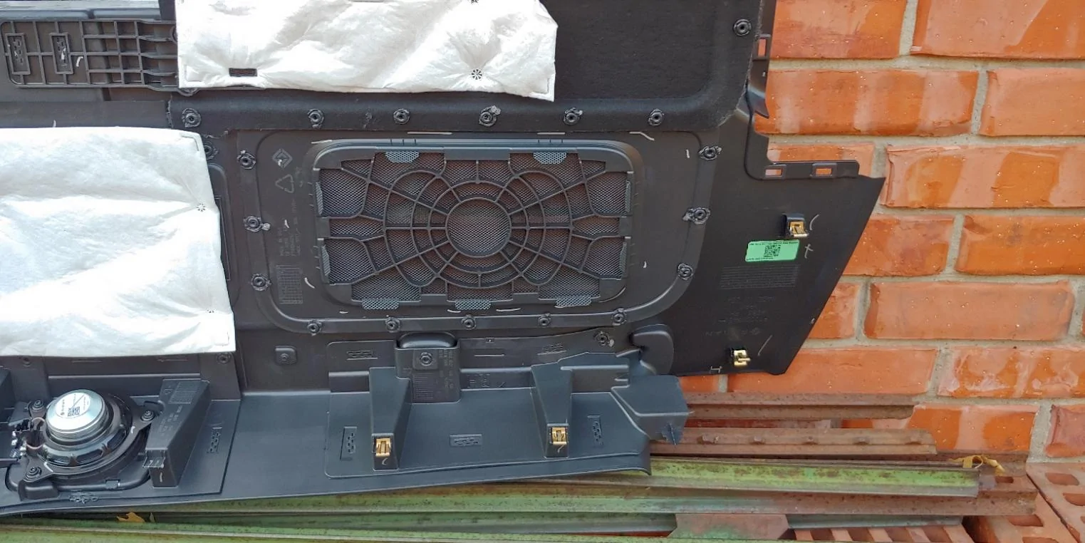 Rivian R1T R1S R1S Subwoofer removal, vibration rattle fix and pics 20230624_082700_HDR