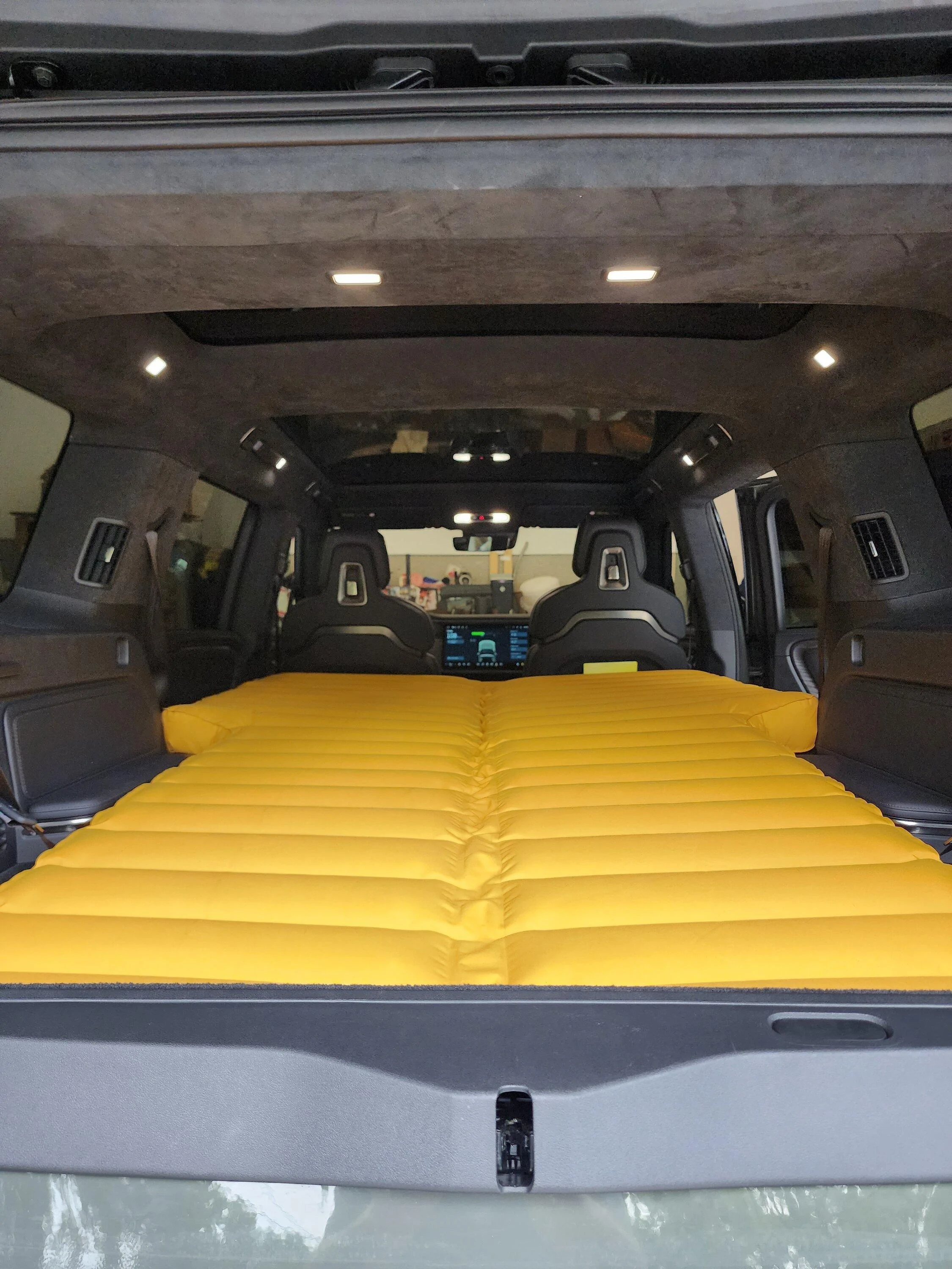 Rivian R1T R1S R1S car camping air mattress recommendations? 20230619_180340