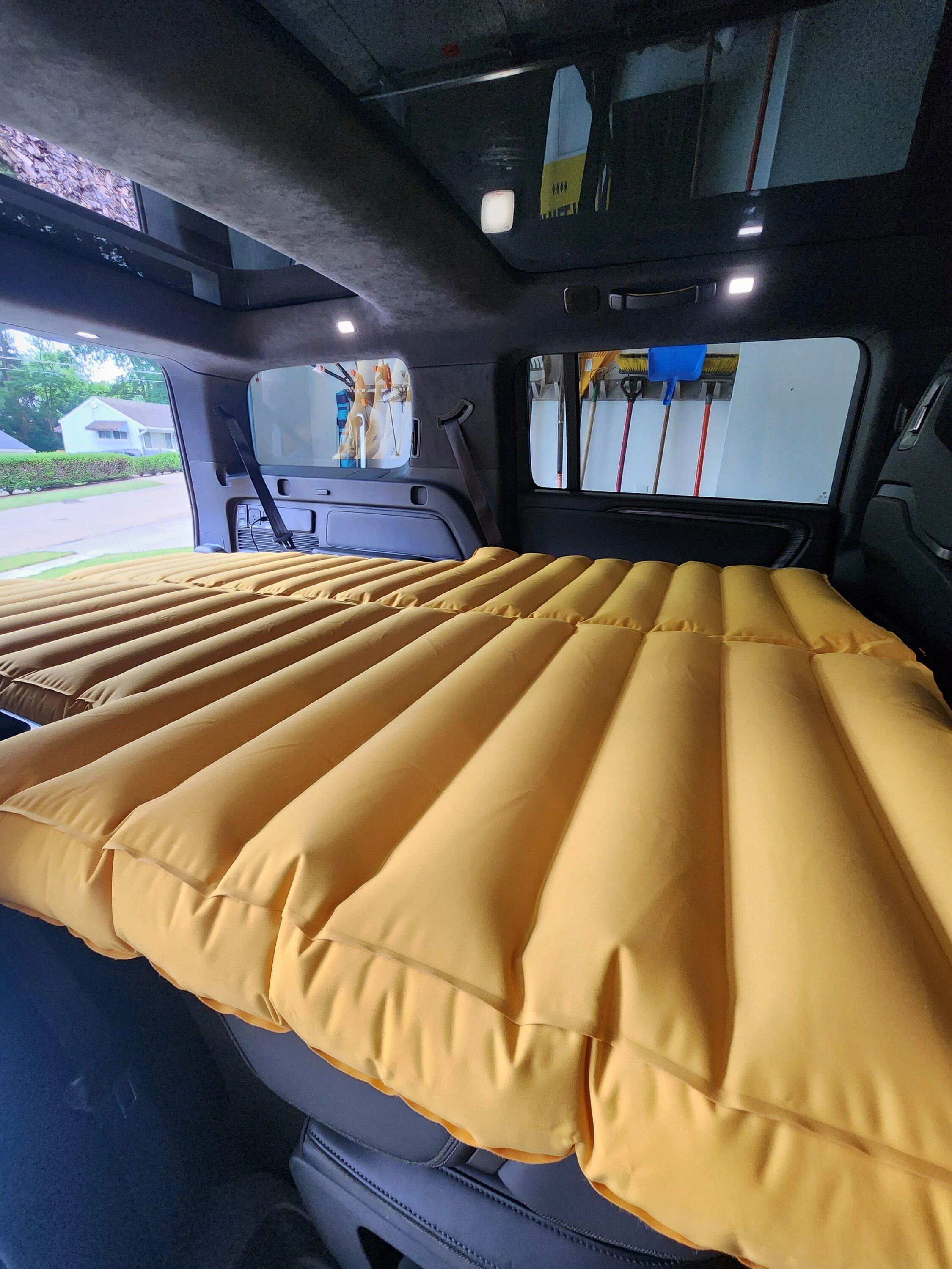 Rivian R1T R1S R1S car camping air mattress recommendations? 20230619_165219