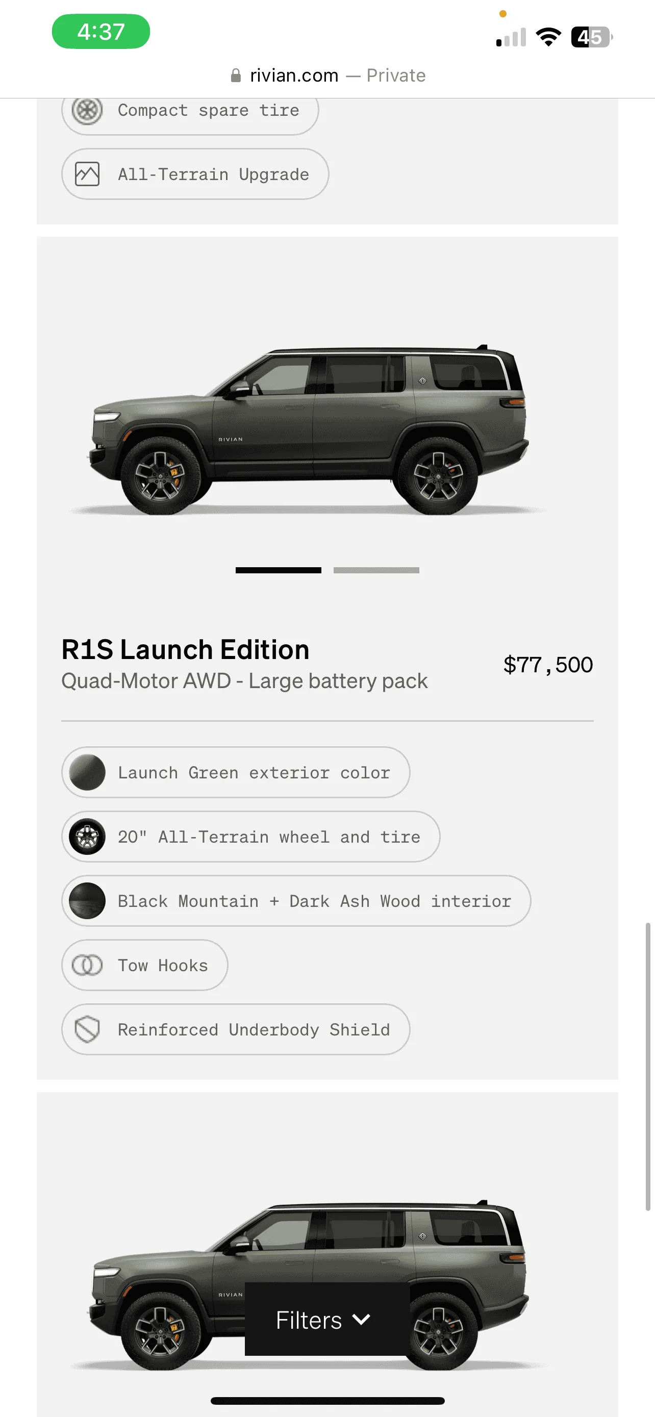 Rivian R1T R1S ? LAUNCH GREEN R1S  Photos IMG_9676