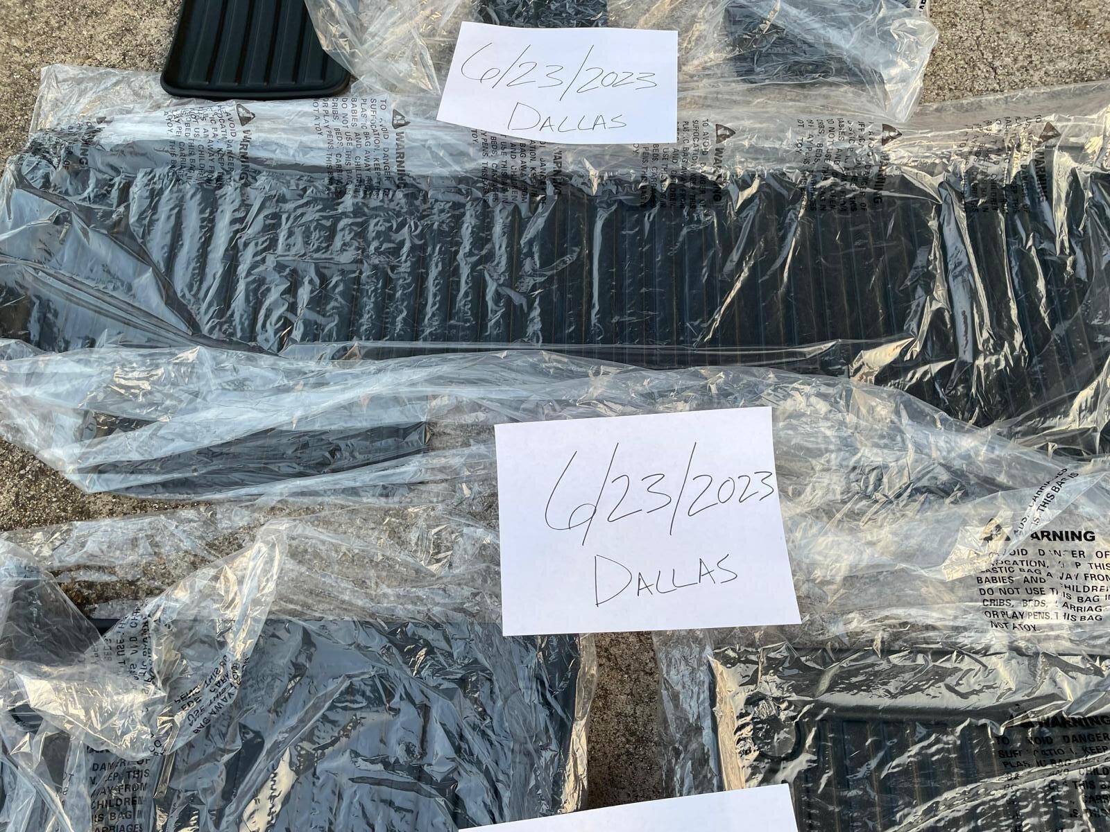 Rivian R1T R1S For Sale - LinerX All Weather Mats for R1S - $130(Brand new) WhatsApp Image 2023-06-25 at 10.39.30 AM