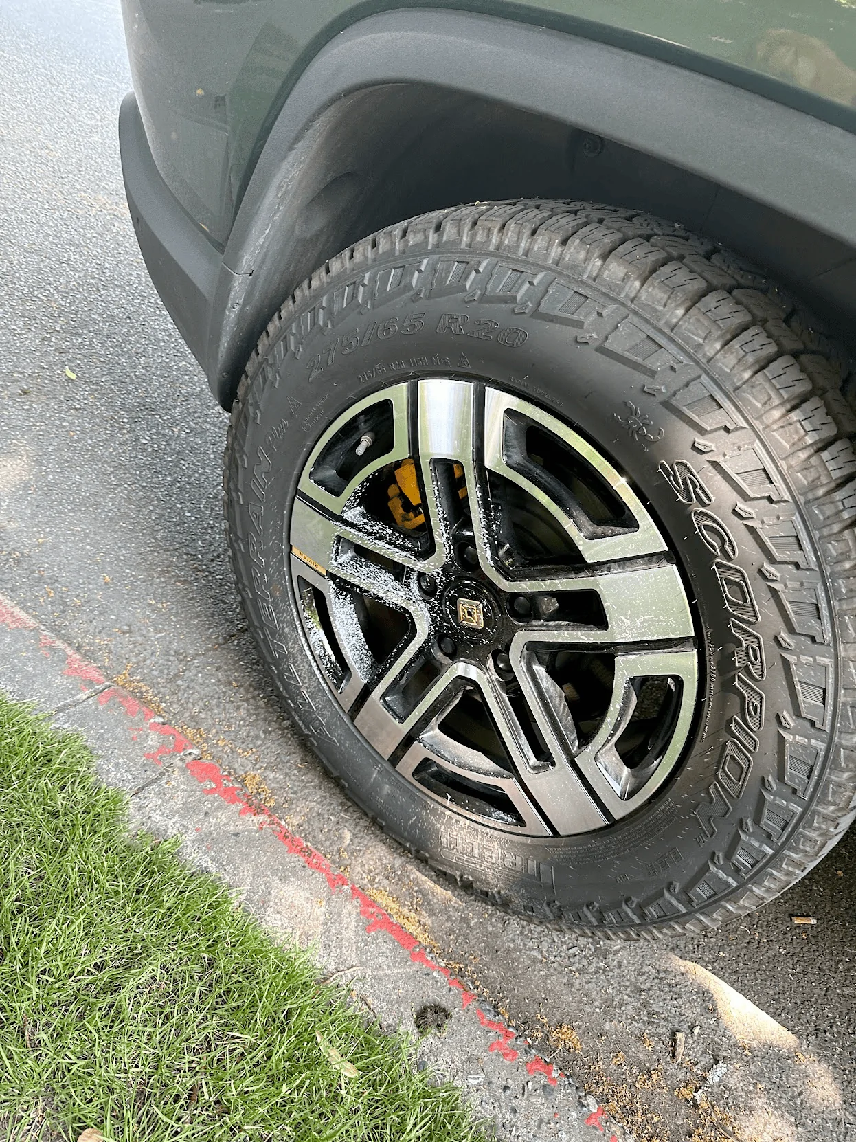 Rivian R1T R1S Help: paint spill on exterior, how do I remove? 1687717181058