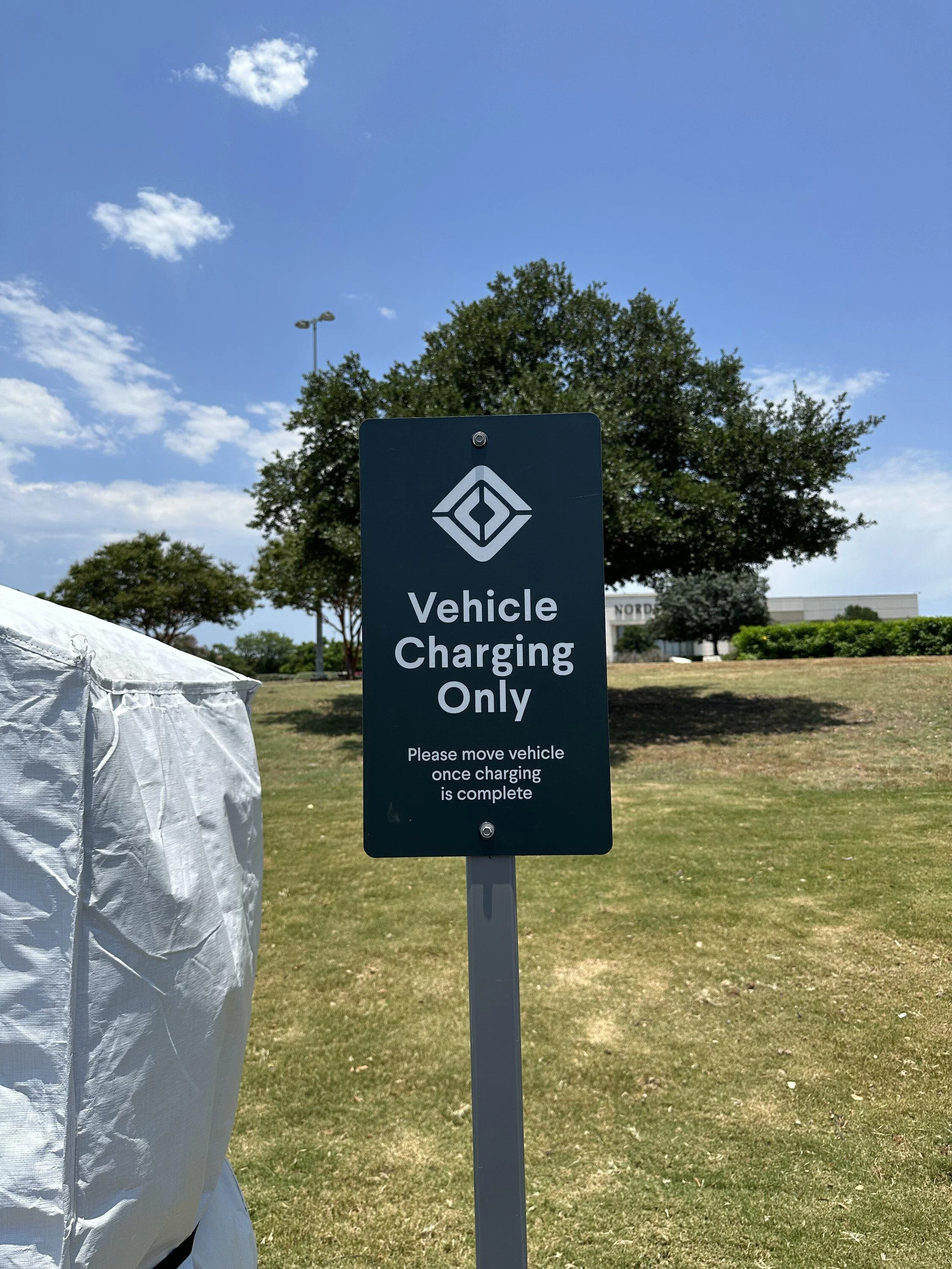 Rivian R1T R1S RAN chargers being installed in San Antonio Texas @ The Shops at La Cantera IMG_6357