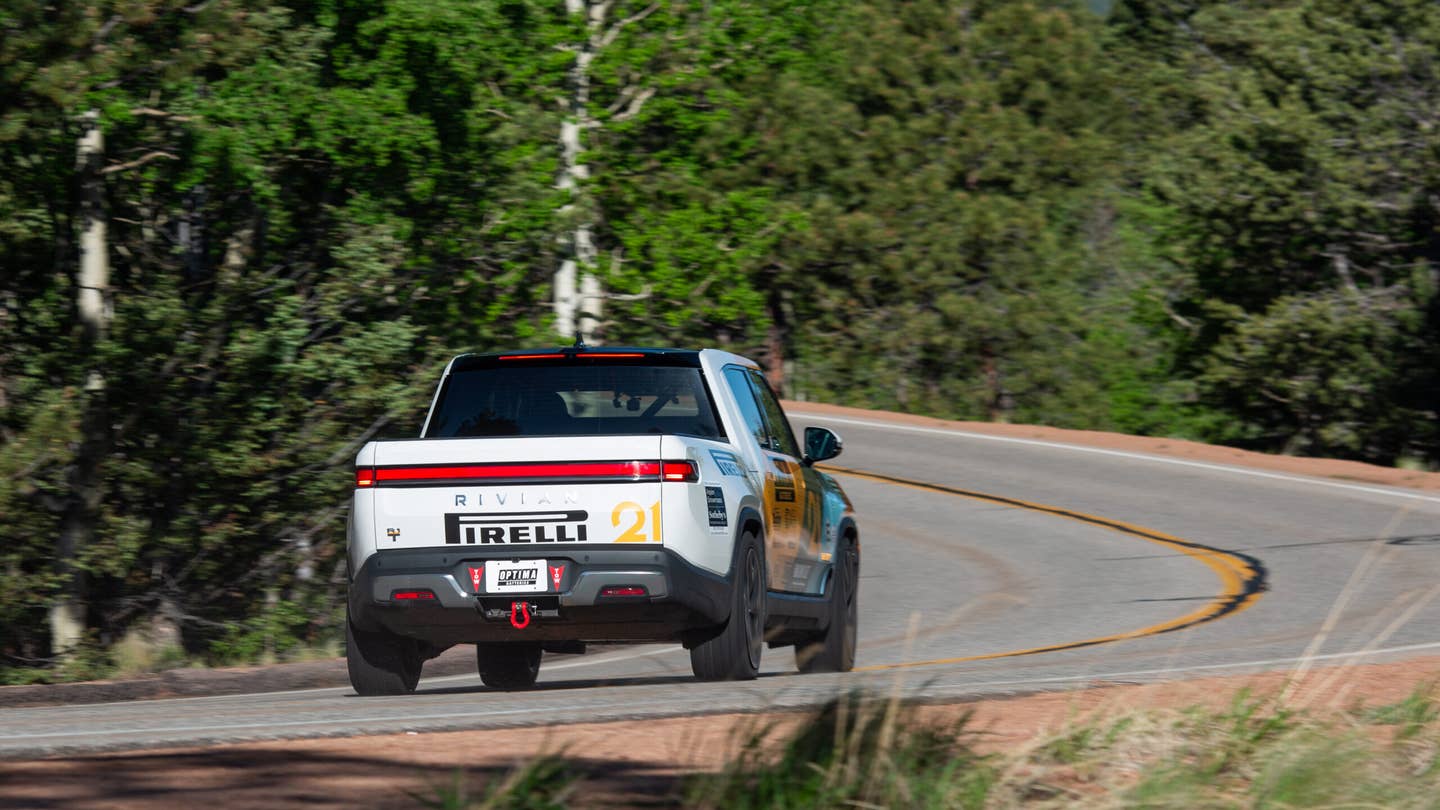 Rivian R1T R1S R1T Pikes Peak International Hill Climb 2023 result PPIHC-day2-100-scaled