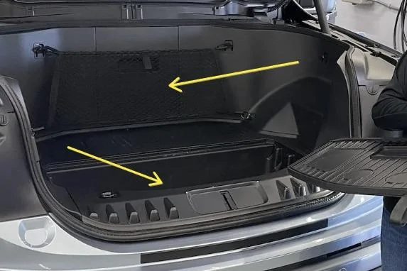 Rivian R1T R1S Cybertruck Spotted With Frunk Open, Revealing Waterfall Design rZZfM6n