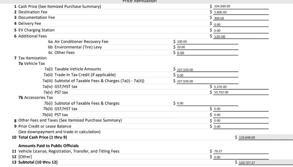 Rivian R1T R1S tax question for BC Purchasers Screenshot_1