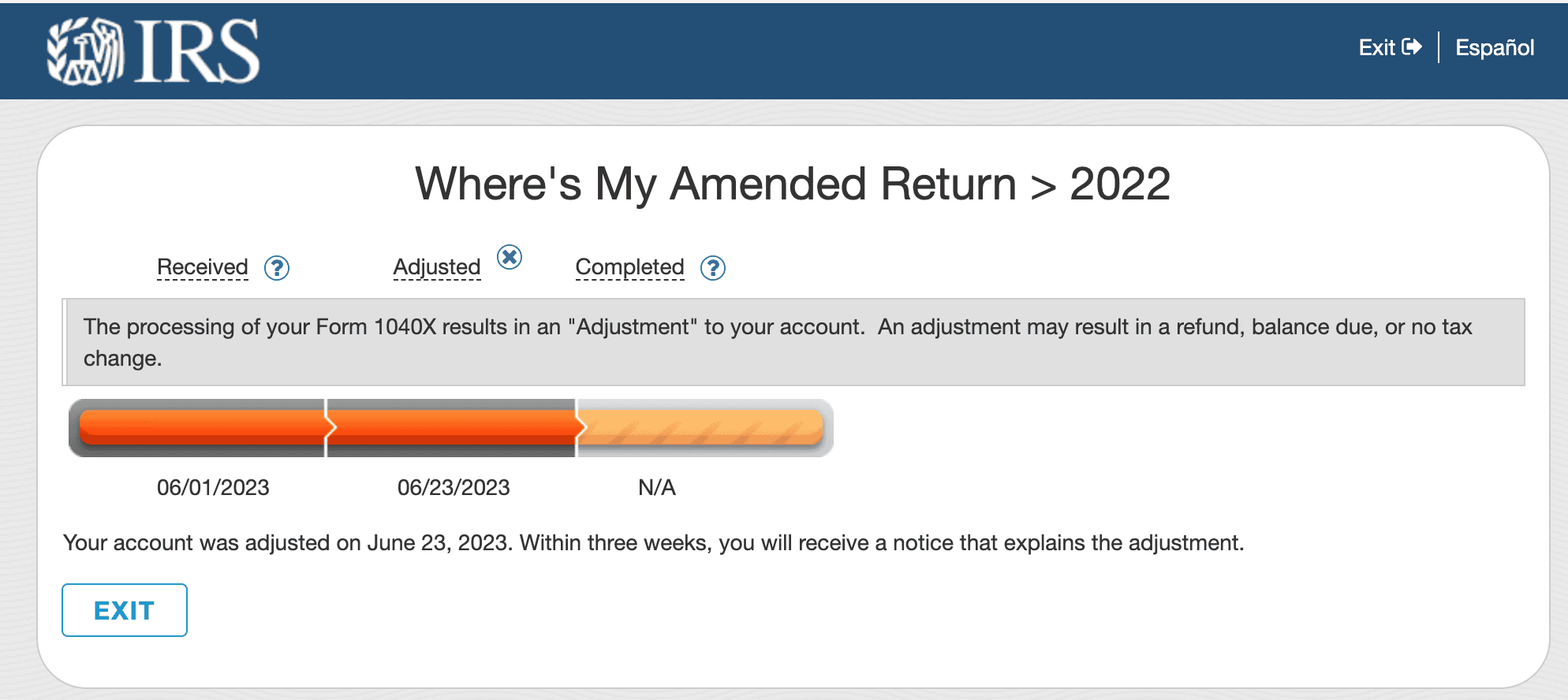 Rivian R1T R1S Has anyone received their refund for an amended 2022 federal tax return? Screenshot 2023-06-26 at 7.59.52 PM