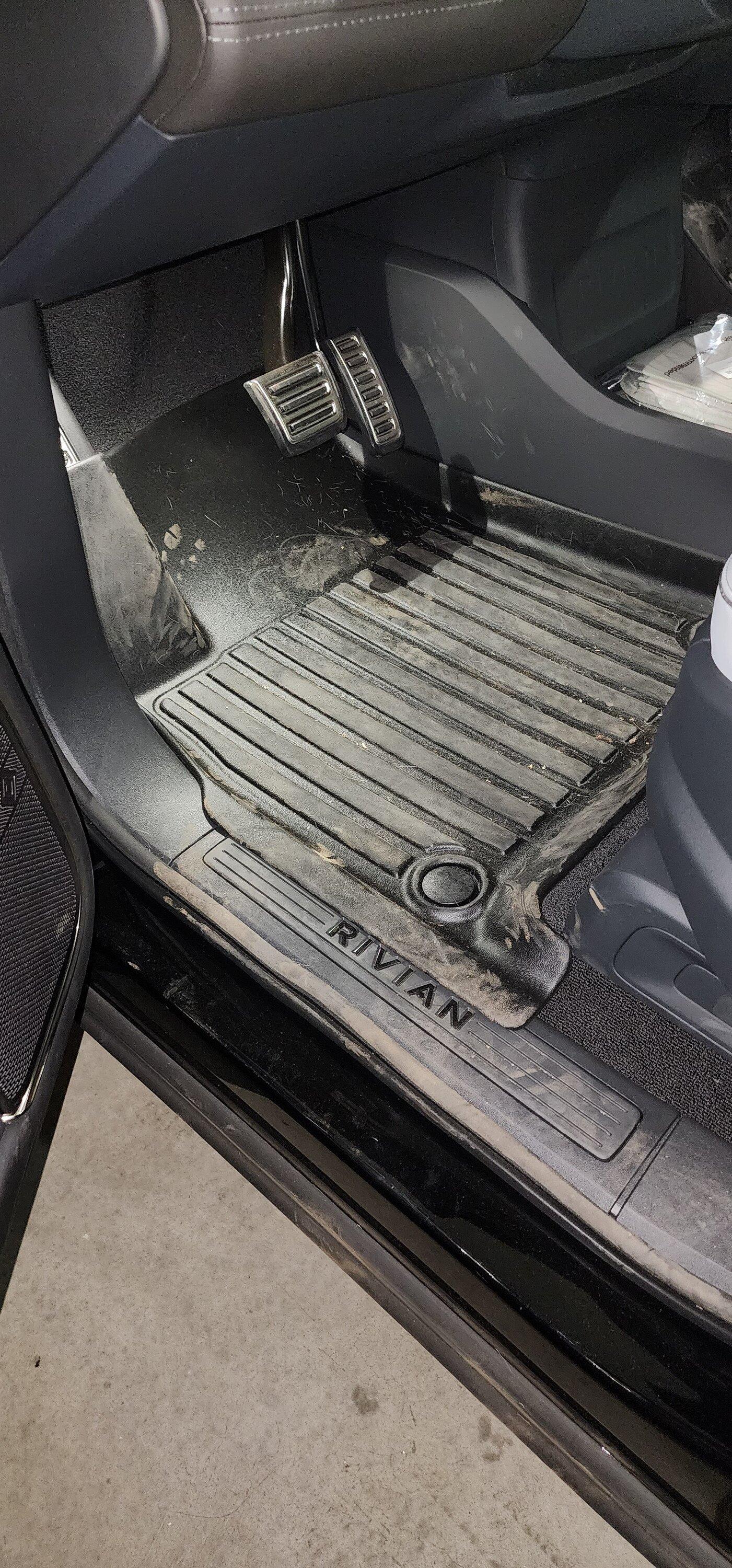 Rivian R1T R1S LinerX Floormats (All Three Rows) & Cargomat Liners (R1S/R1T) 20230628_160055