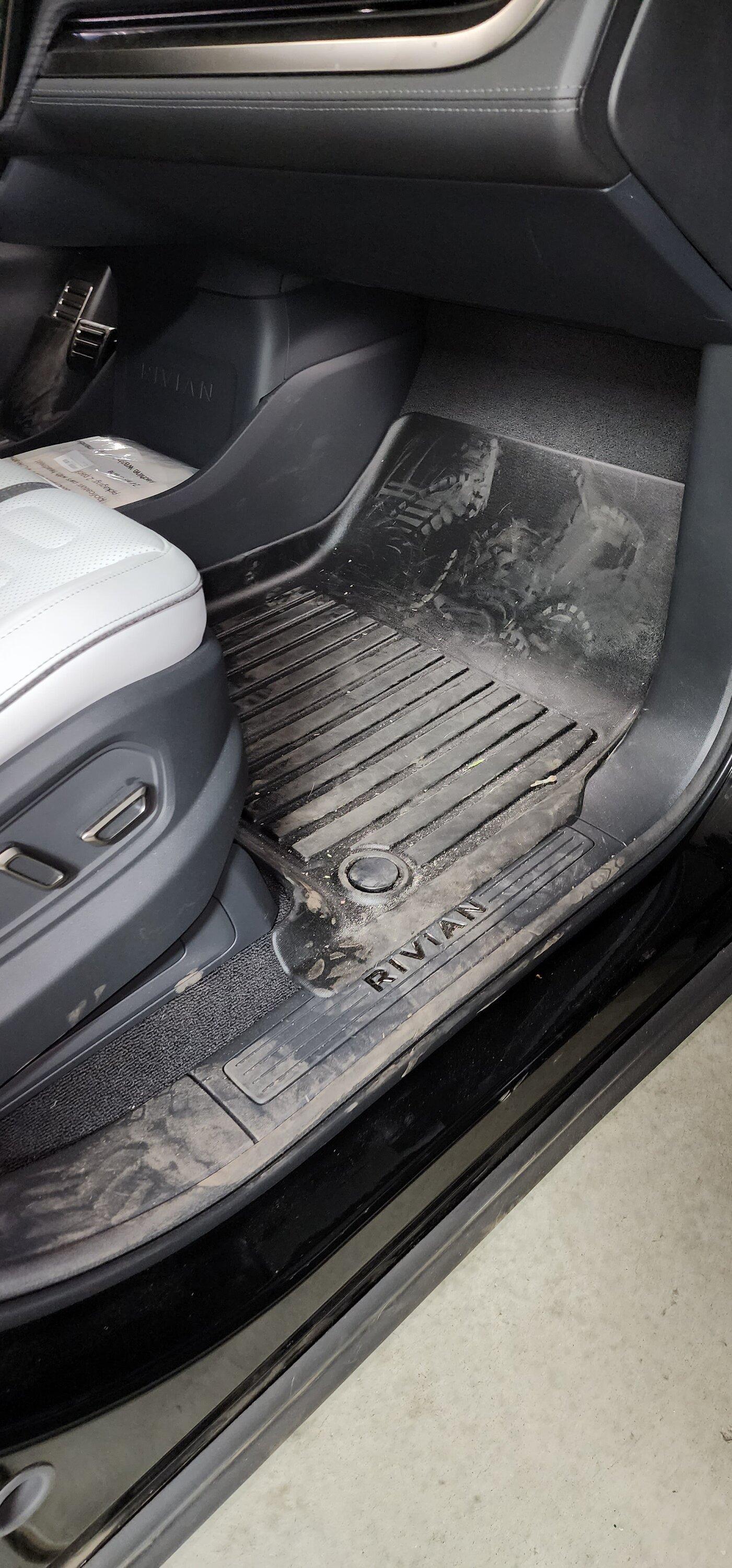 Rivian R1T R1S LinerX Floormats (All Three Rows) & Cargomat Liners (R1S/R1T) 20230628_160148