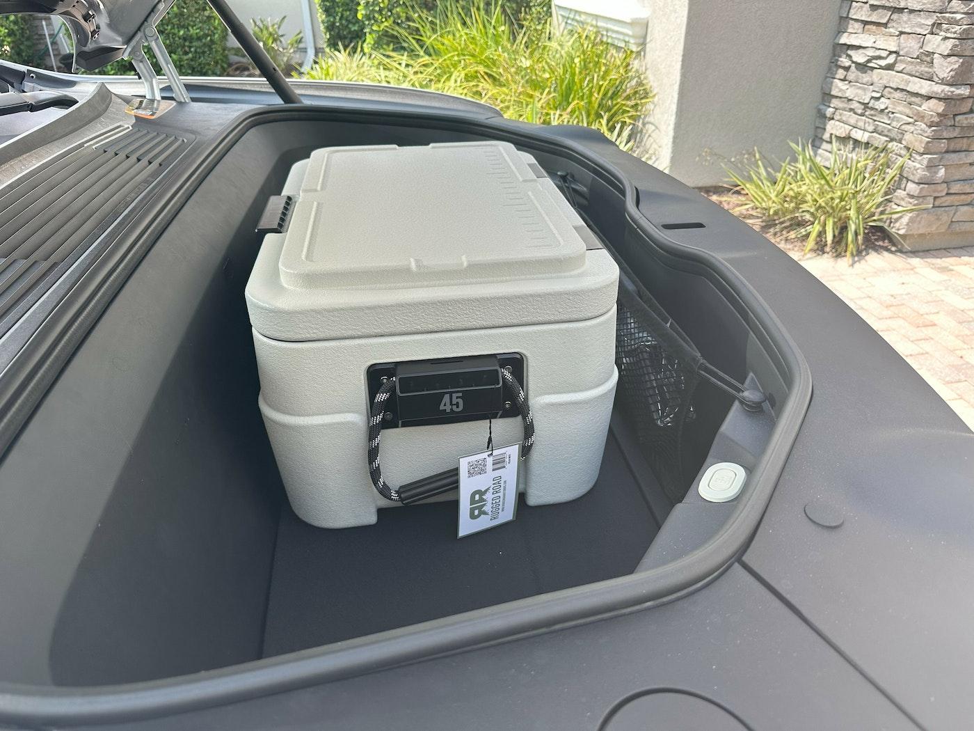 Rivian R1T R1S Rugged Road 45 - the (almost) perfect Frunk Cooler - my review IMG_3285.jpg?ixlib=rails-4.2