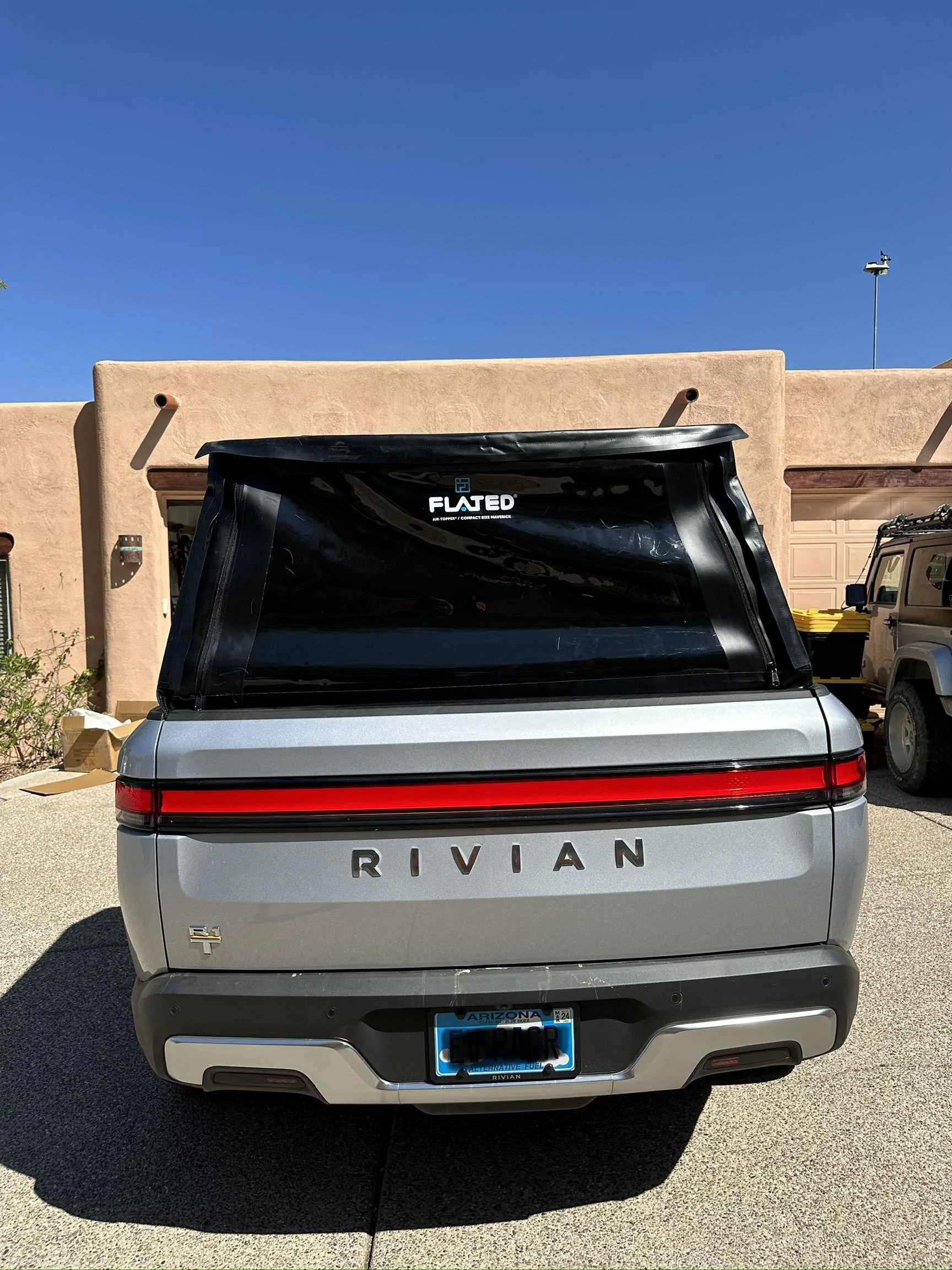 Rivian R1T R1S Flated air topper works (sort of) IMG_1579