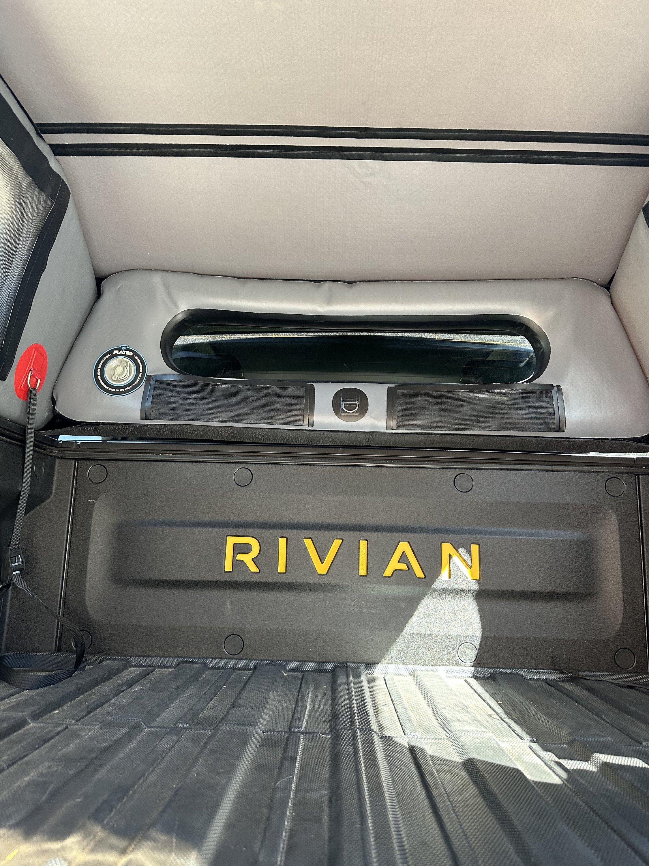 Rivian R1T R1S Flated air topper works (sort of) IMG_1580