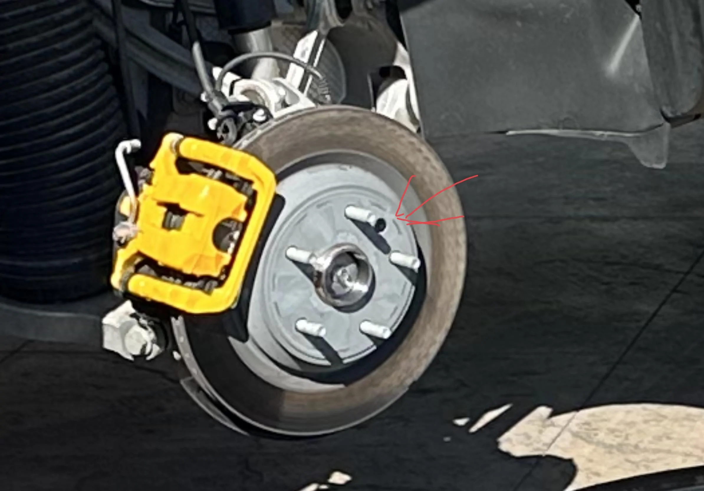 Rivian R1T R1S Misc. Screw fell out during tire rotation IMG_3380