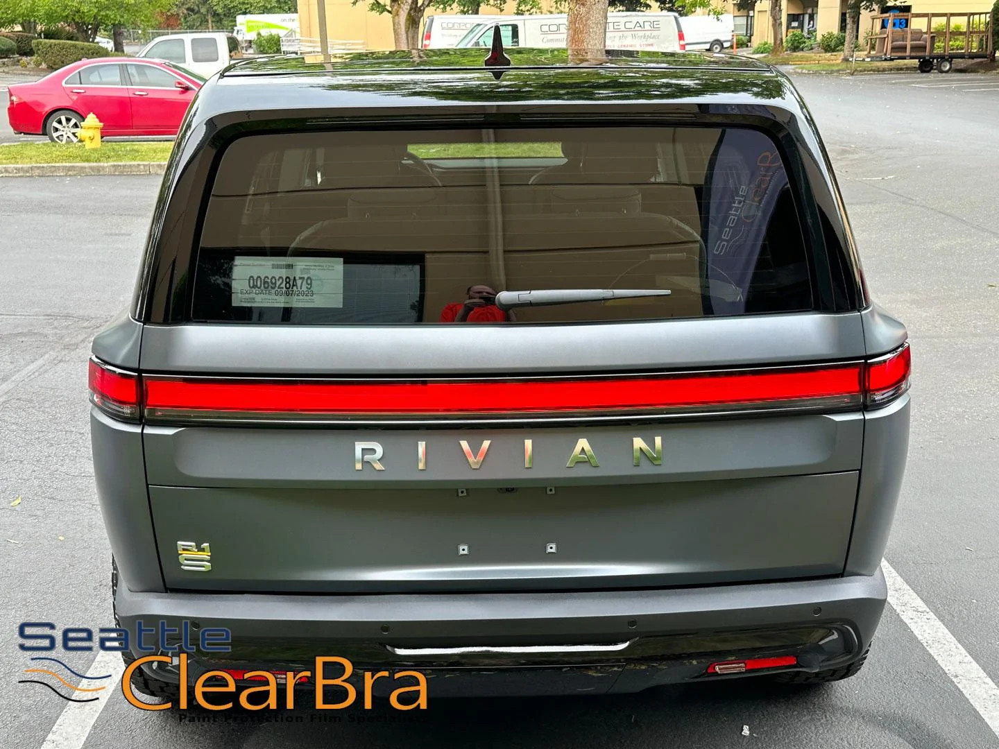Rivian R1T R1S Xpel STEALTH Rivian R1S El Cap Grey @ Seattle ClearBra Redmond Washington rivian-r1s-xpel-stealth-redmond-clear-bra-ppf-paint-protection-film-338