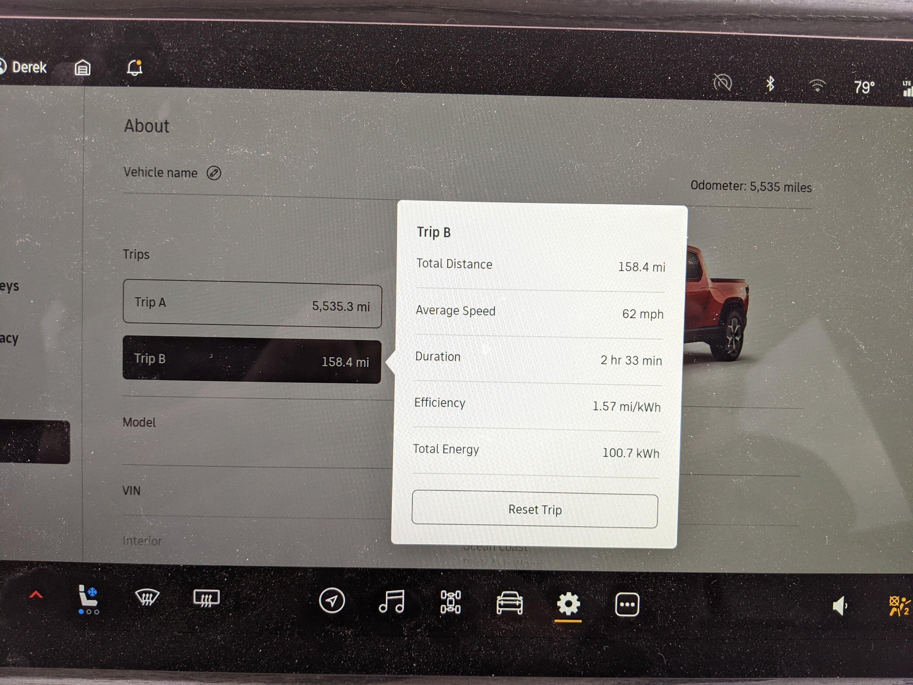 Rivian R1T R1S I towed a car trailer over 1800 miles with my R1T PXL_20230622_230459633