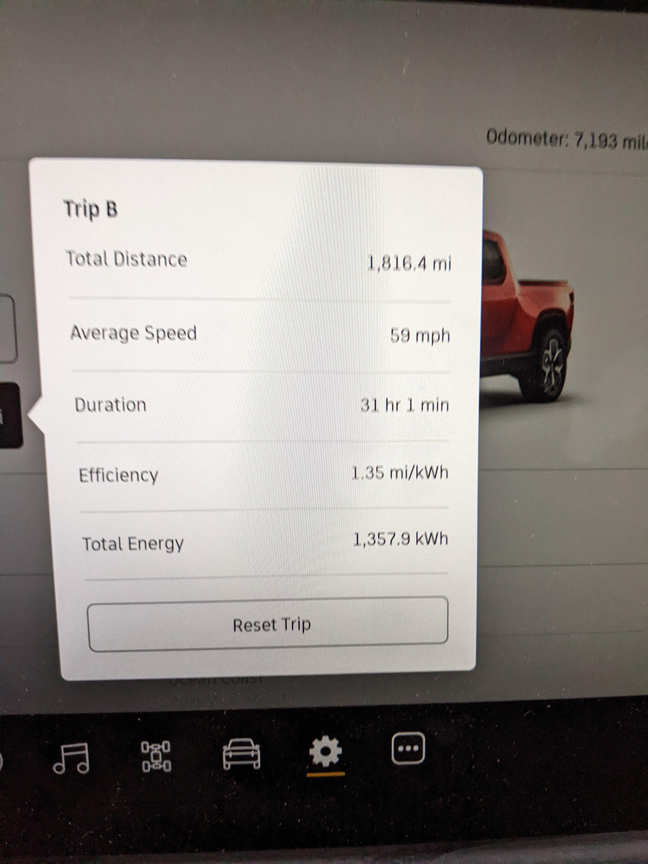 Rivian R1T R1S I towed a car trailer over 1800 miles with my R1T PXL_20230702_182309048