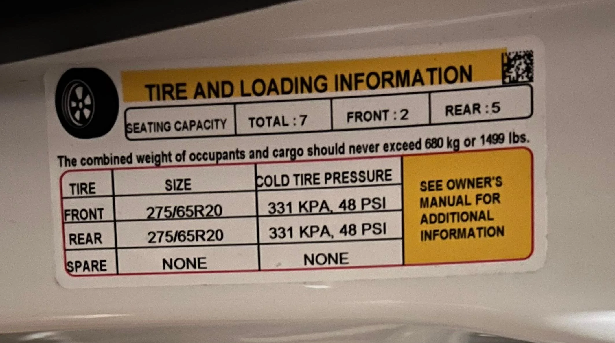 Rivian R1T R1S R1S Payload Stickers 1688435432399