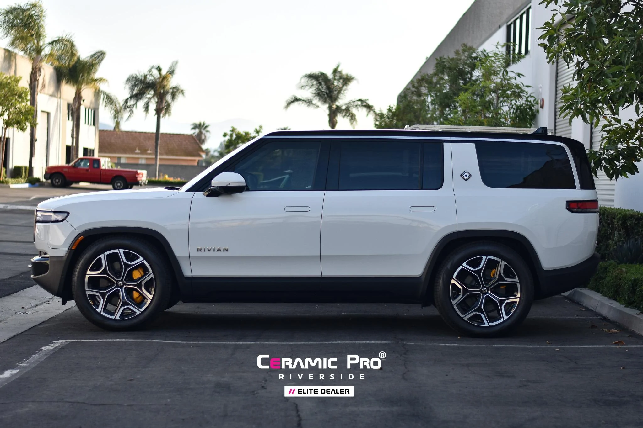 Rivian R1T R1S Rivians Getting Protected by Ceramic Pro Riverside / Vaia Design! rivian-paint-protection-ceramic-ppf-8