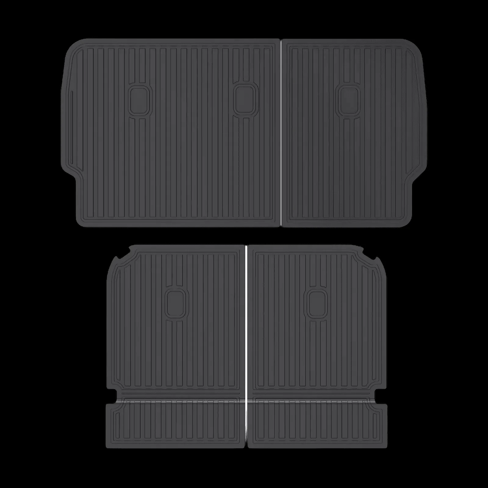 Rivian R1T R1S LinerX Floormats (All Three Rows) & Cargomat Liners (R1S/R1T) 1688696219638