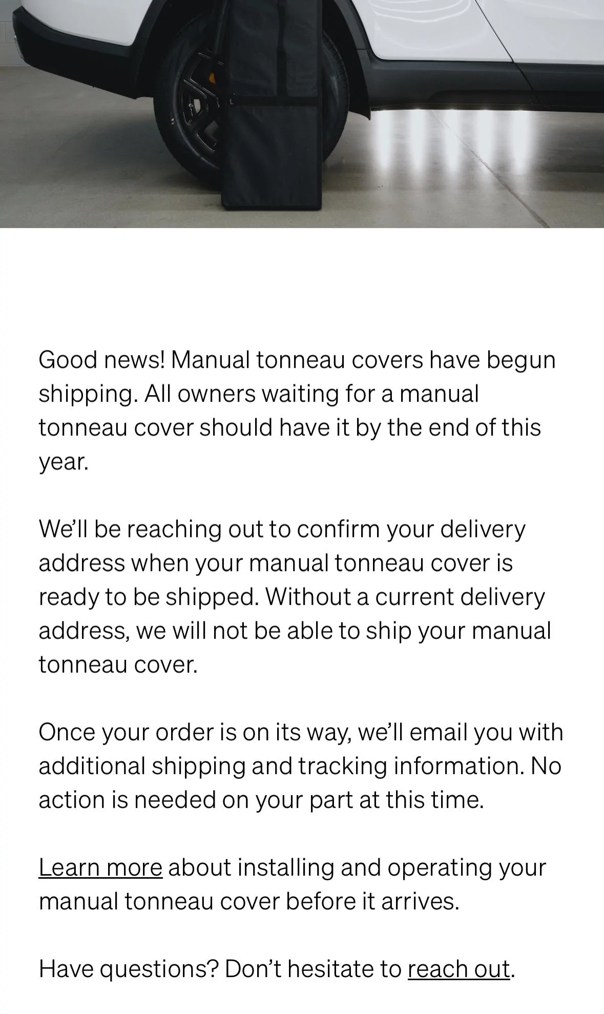 Rivian R1T R1S Manual tonneau covers update by Rivian IMG_2993