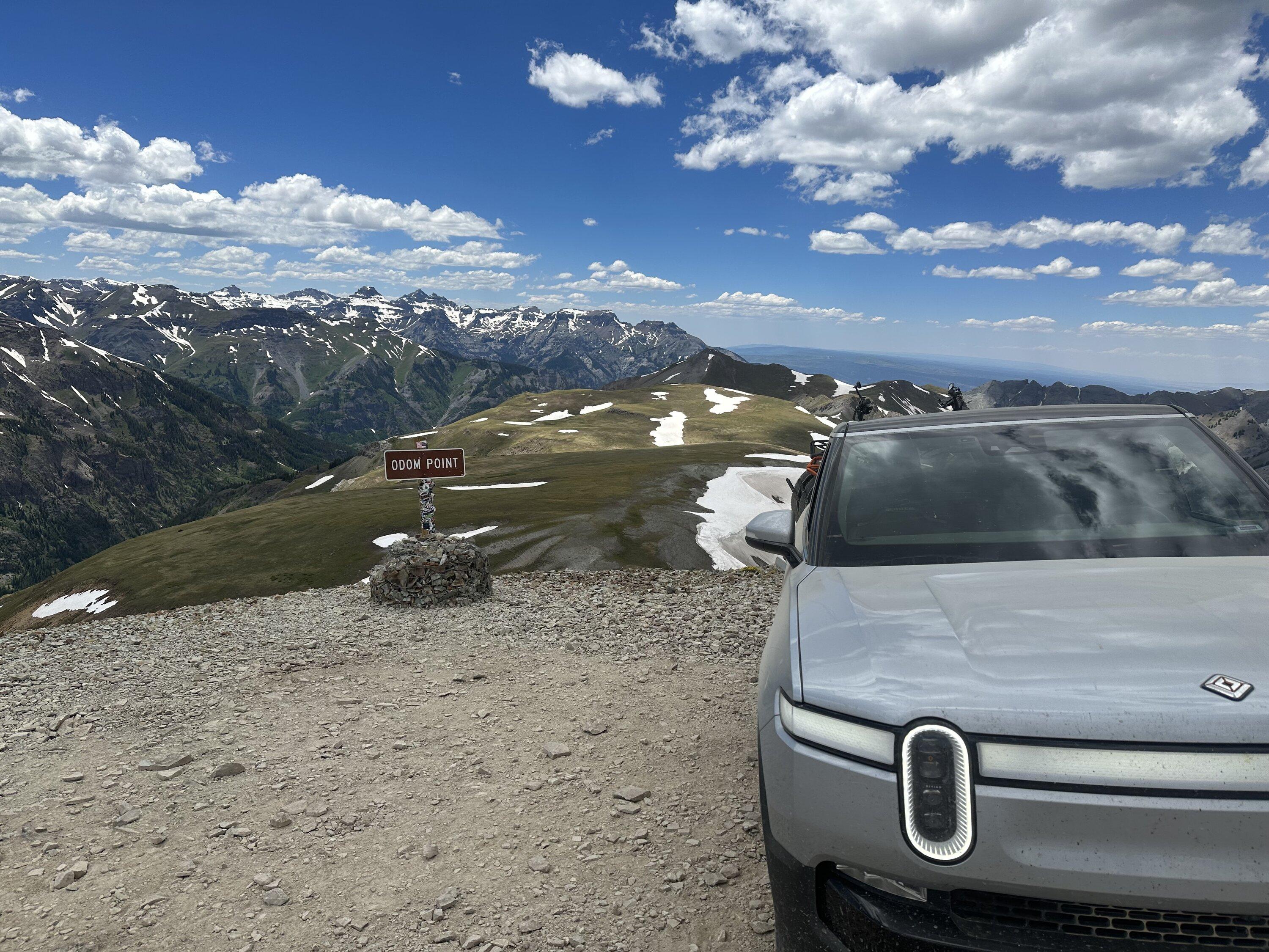 Rivian R1T R1S First R1S ascent of Engineer Pass, Colorado? (Elevation 12,800 ft) IMG_0405