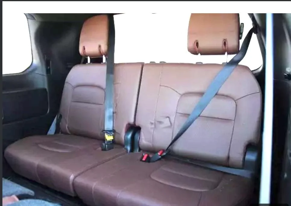 Rivian R1T R1S Is this normal? Third row seat belt buckle indenting seat cushion LANDCRUISER