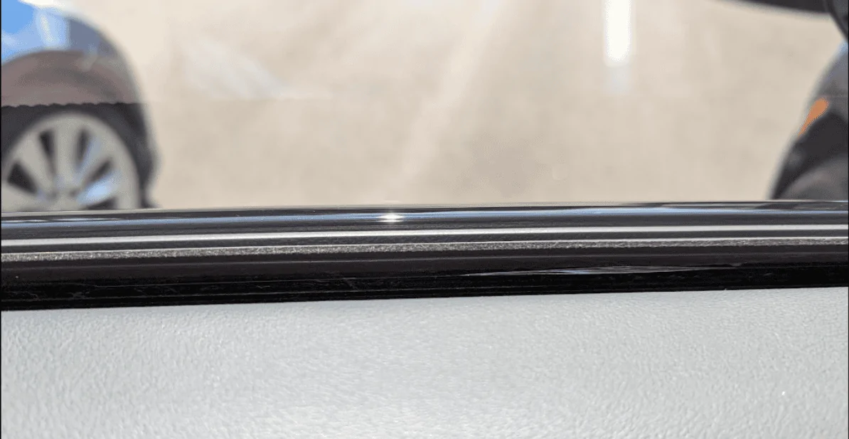 Rivian R1T R1S Window Tint - Does your go below the interior door seal? 1688946603611