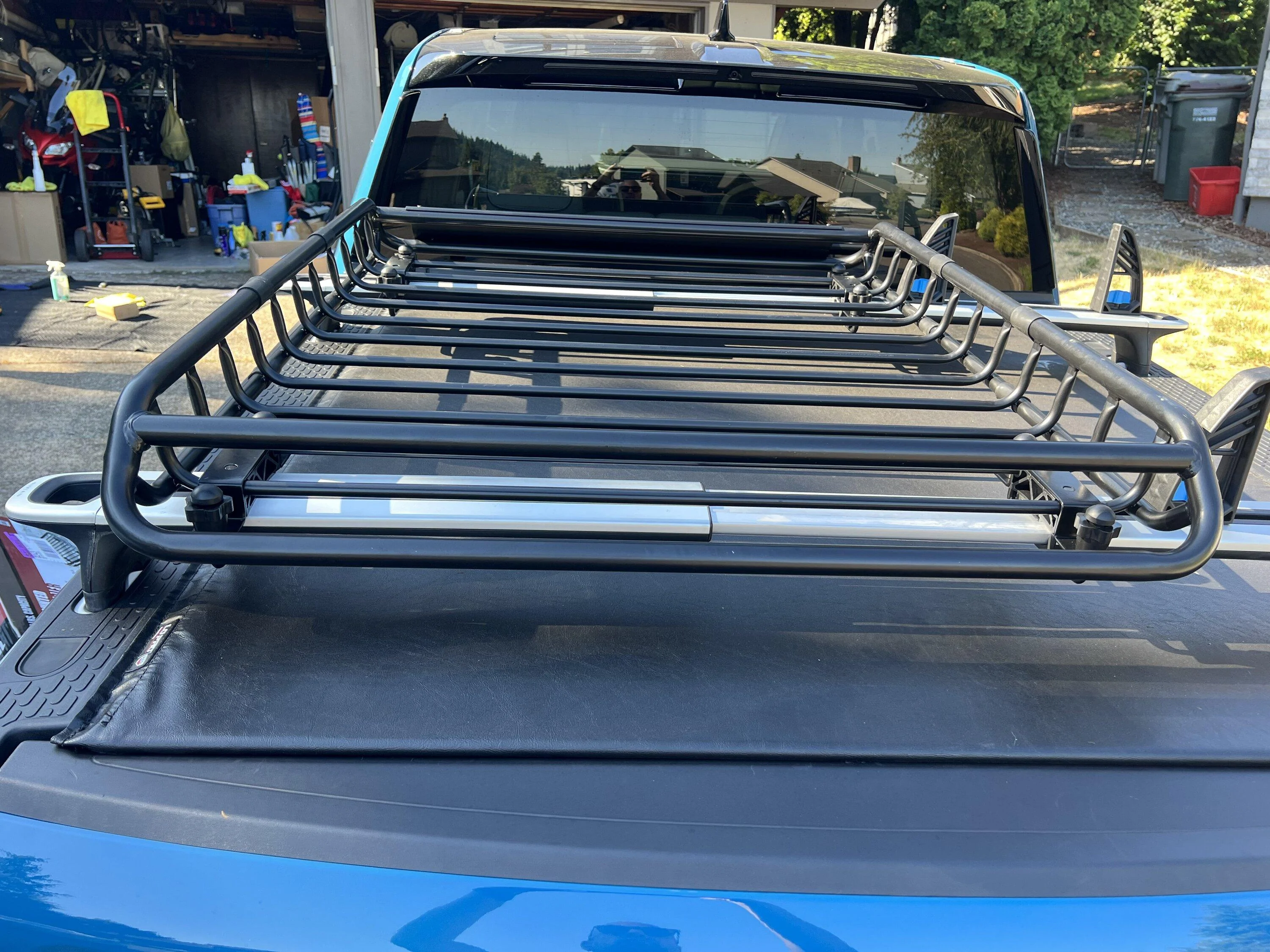 Rivian R1T R1S HaulMaster Cargo Carrier, yeah, it fits R1T bed… ;) IMG_0219