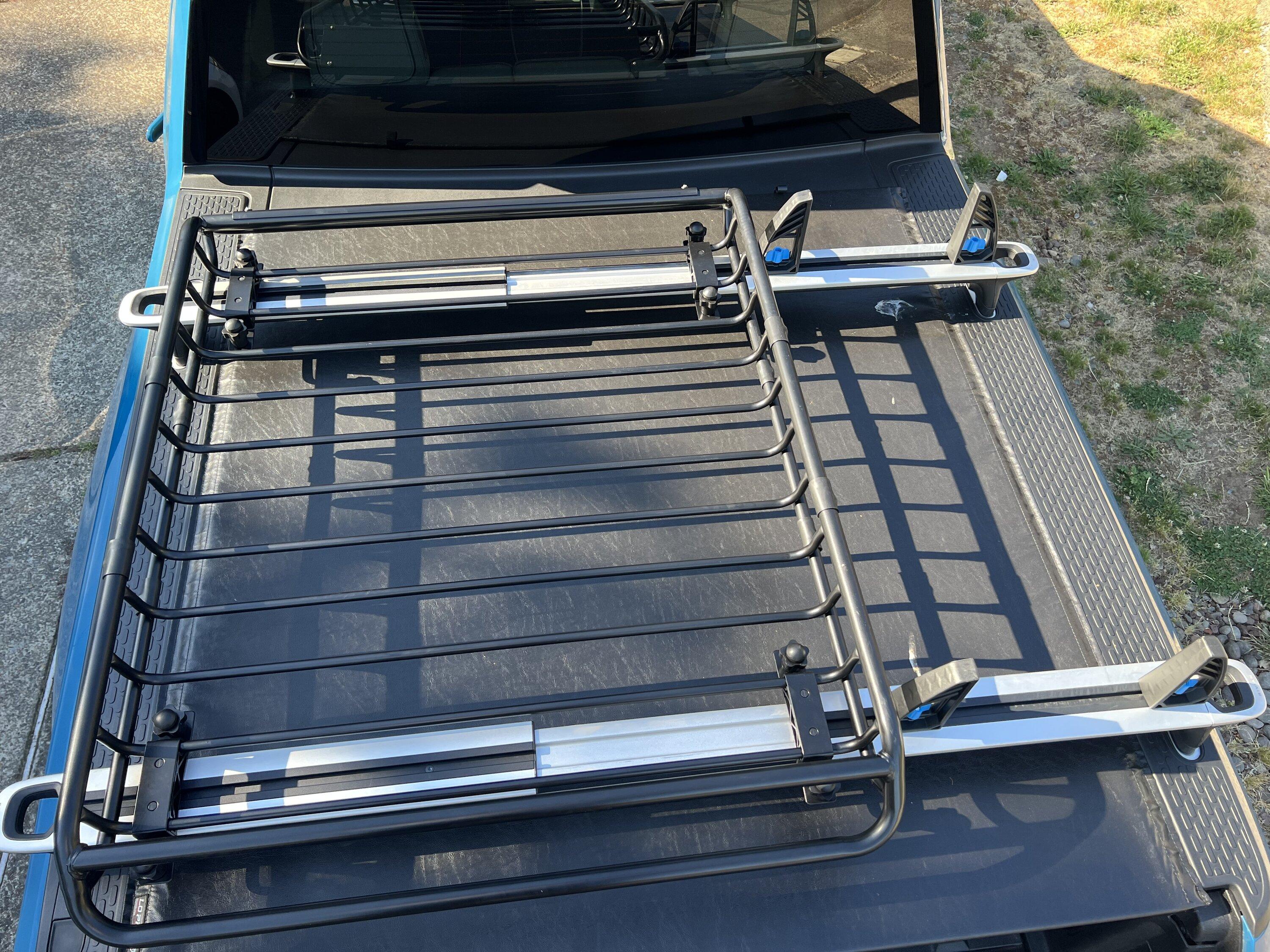 Rivian R1T R1S HaulMaster Cargo Carrier, yeah, it fits R1T bed… ;) IMG_0221