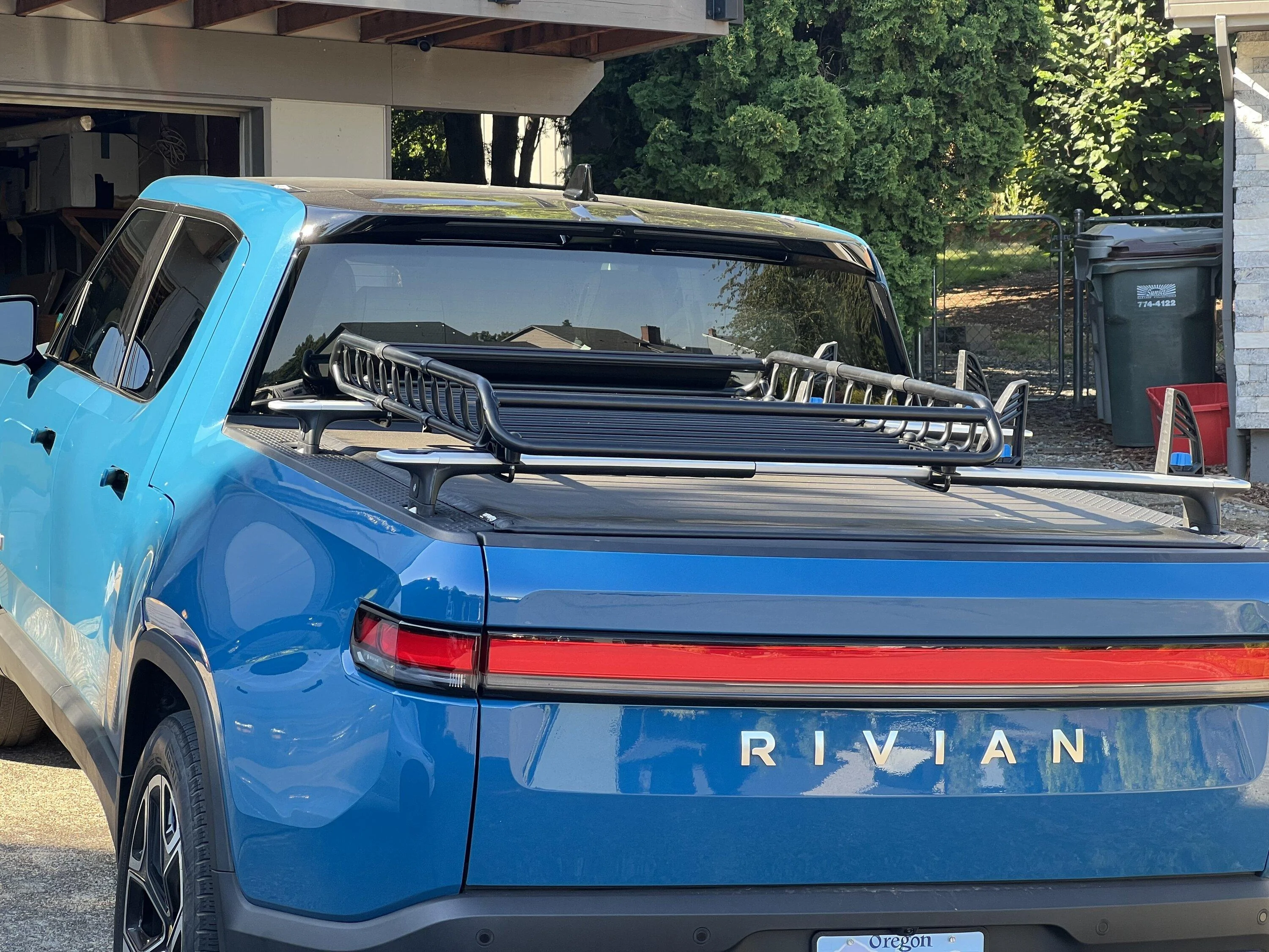 Rivian R1T R1S HaulMaster Cargo Carrier, yeah, it fits R1T bed… ;) IMG_0223