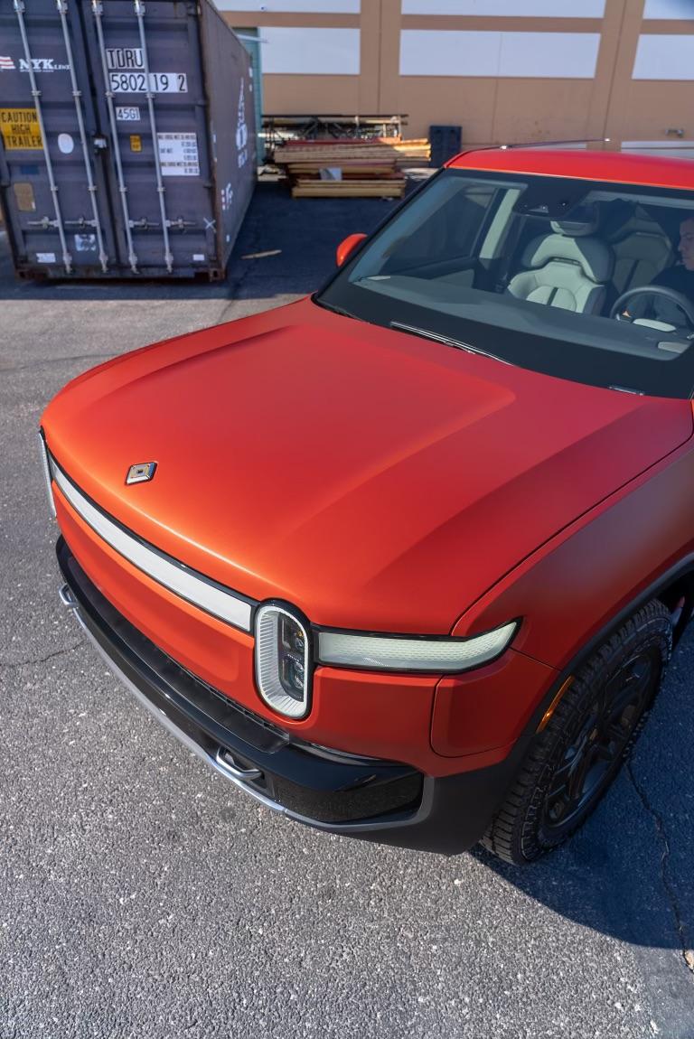 Rivian R1T R1S My Red Canyon R1S in PPF Stealth Wrap DSC00488