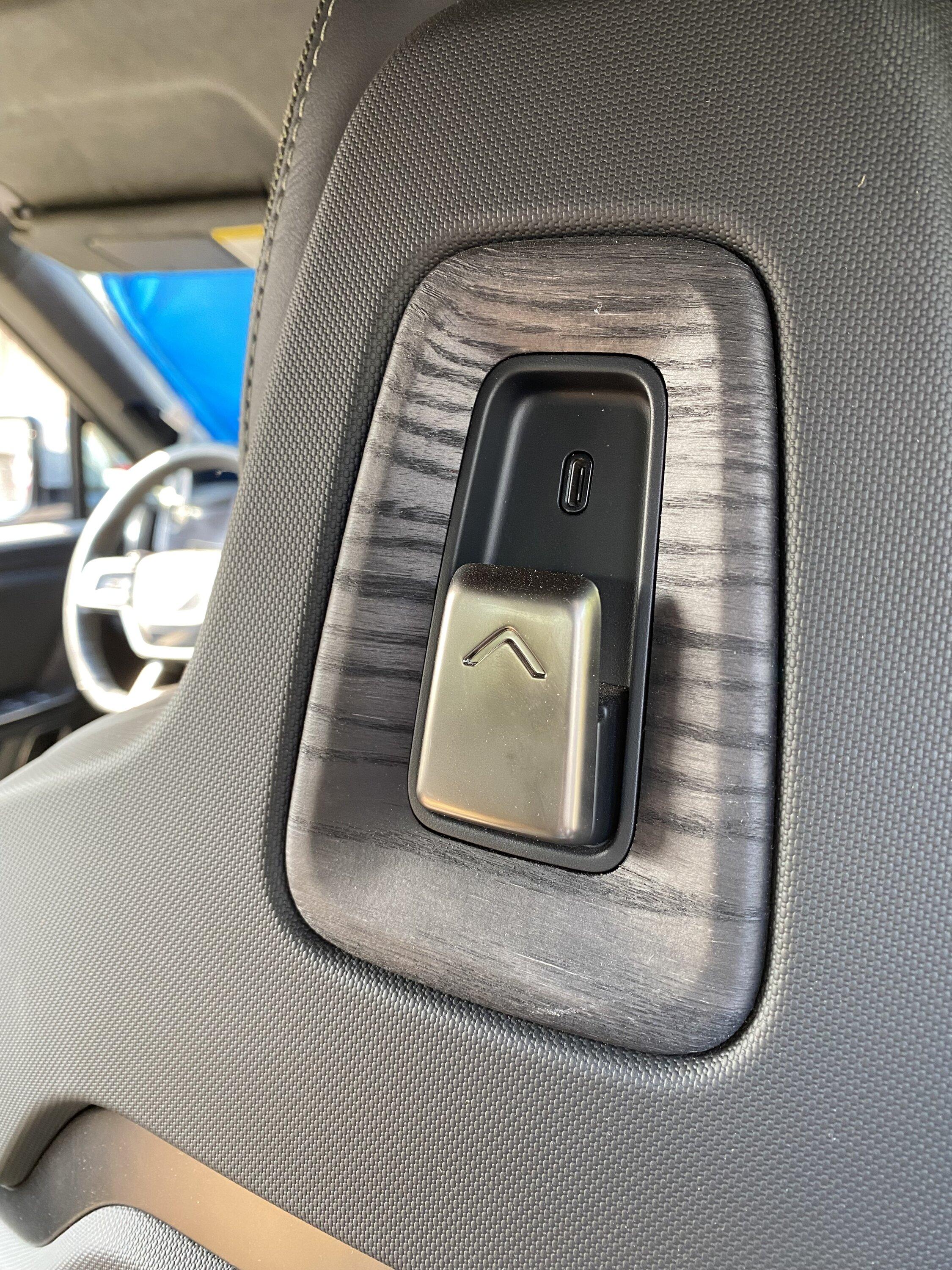 Rivian R1T R1S PSA - Don't use the hooks behind the front seats to hang your dry cleaning :( IMG_4511