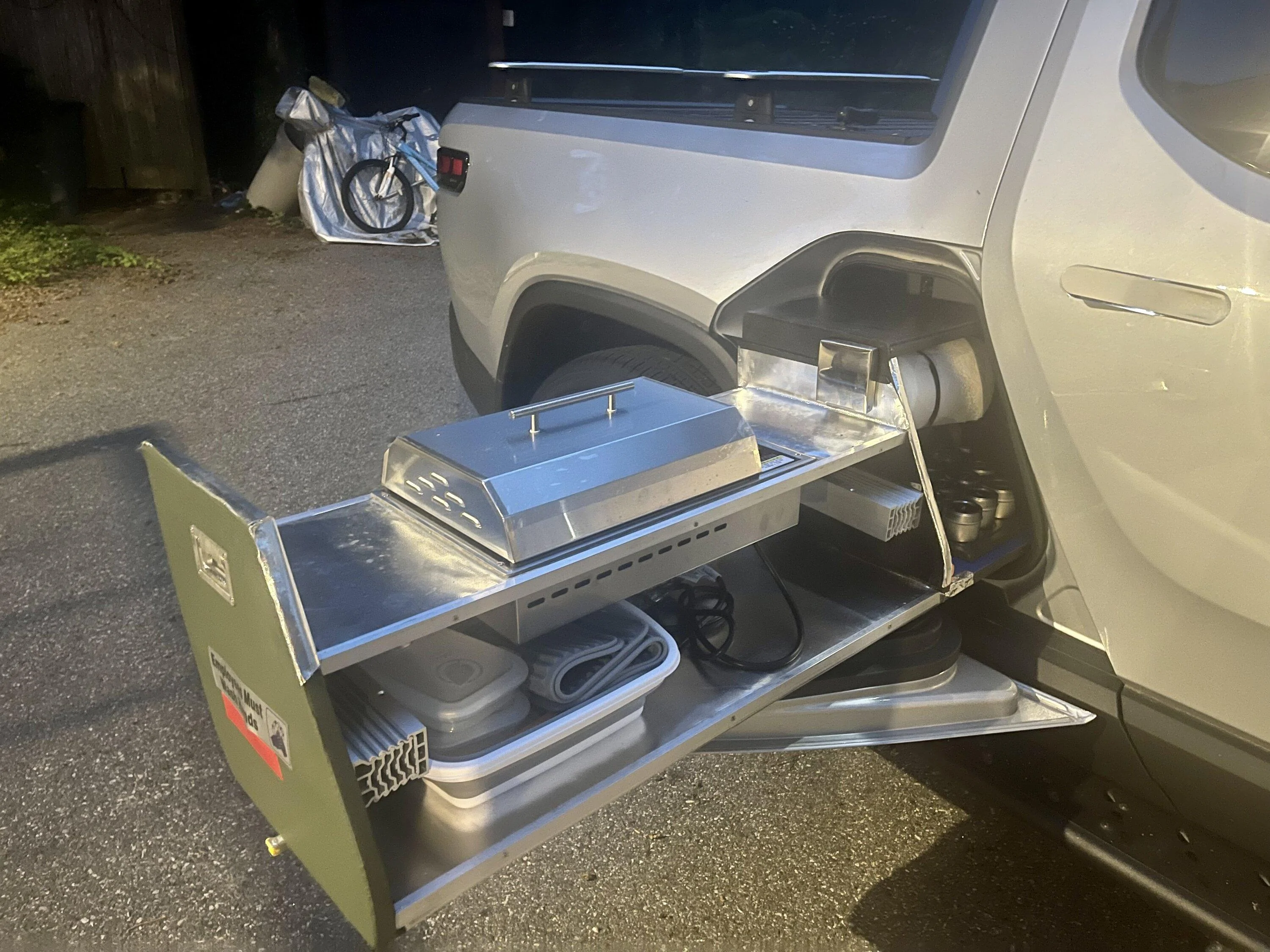 Rivian R1T R1S RJ responds to my email: Camp Kitchen Update IMG_5086