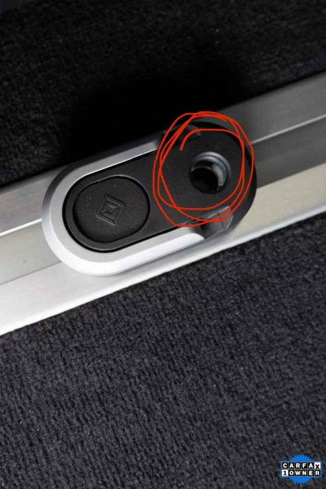 Rivian R1T R1S R1S Tie Down Anchors - Locking holes IMG_5539