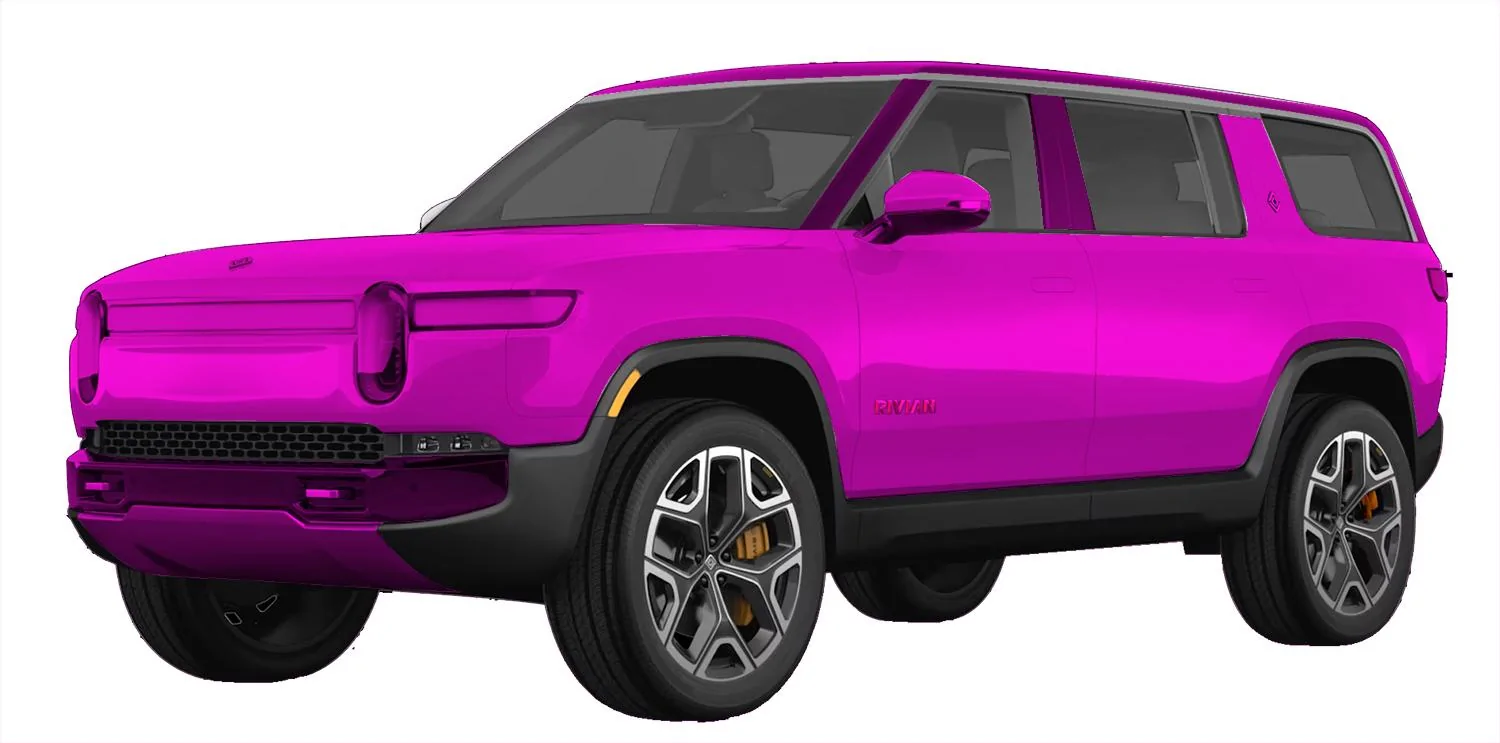 Rivian R1T R1S R1S(tealth) - KAVACA PPF Matte Wrap on Black R1S full car