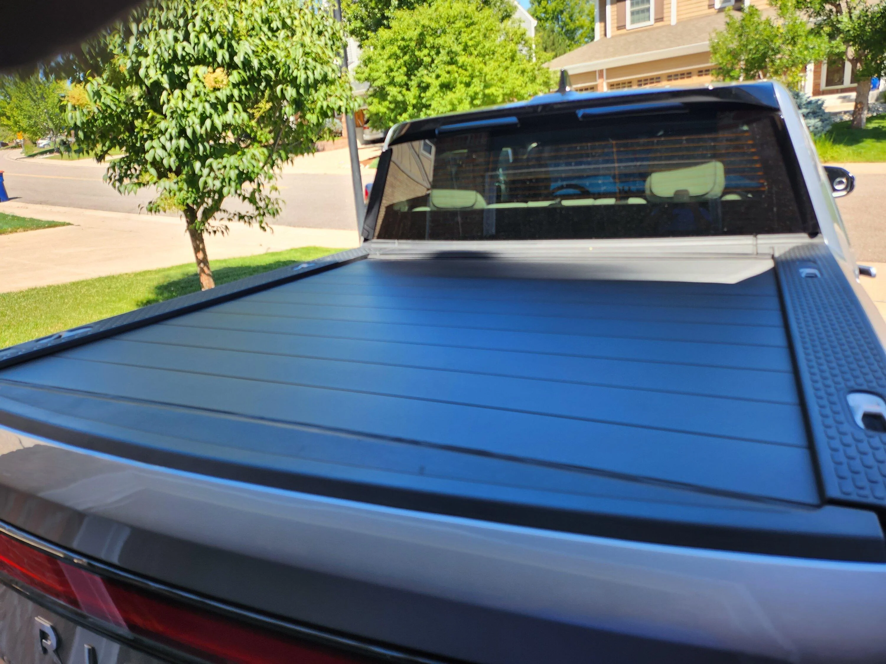 Rivian R1T R1S DIY temporary tonneau / bed cover? 20230711_103645