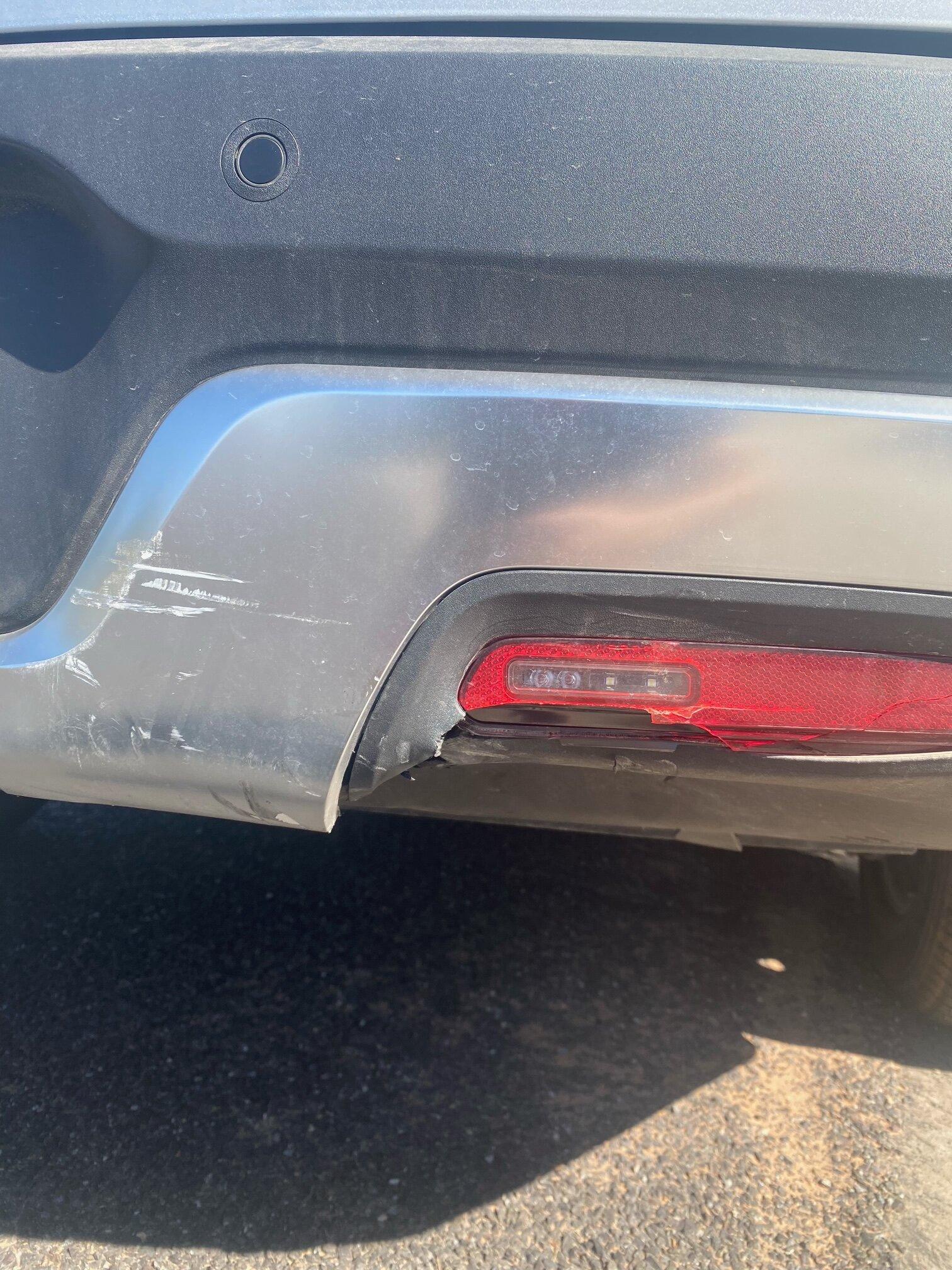 Rivian R1T R1S Rear bumper damage - worth filing a claim? image0