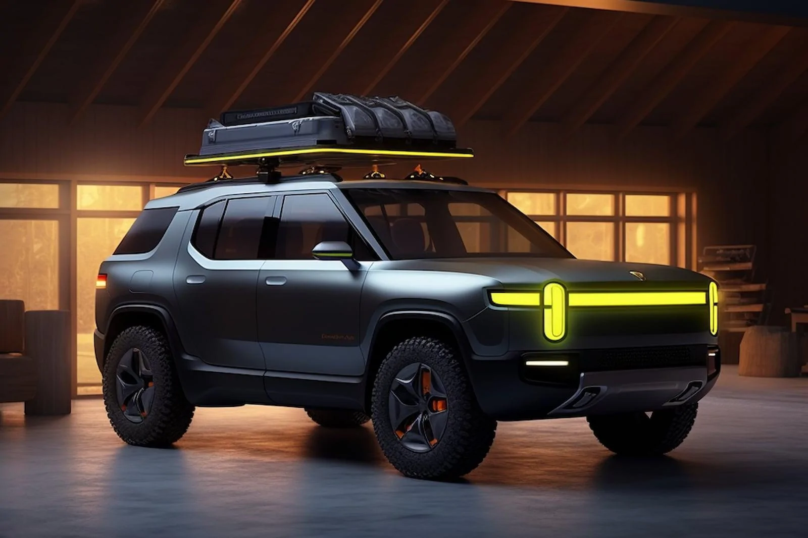 Rivian R1T R1S Rivian R2 design renderings rivian-r2-design-styling-rendering-jpg
